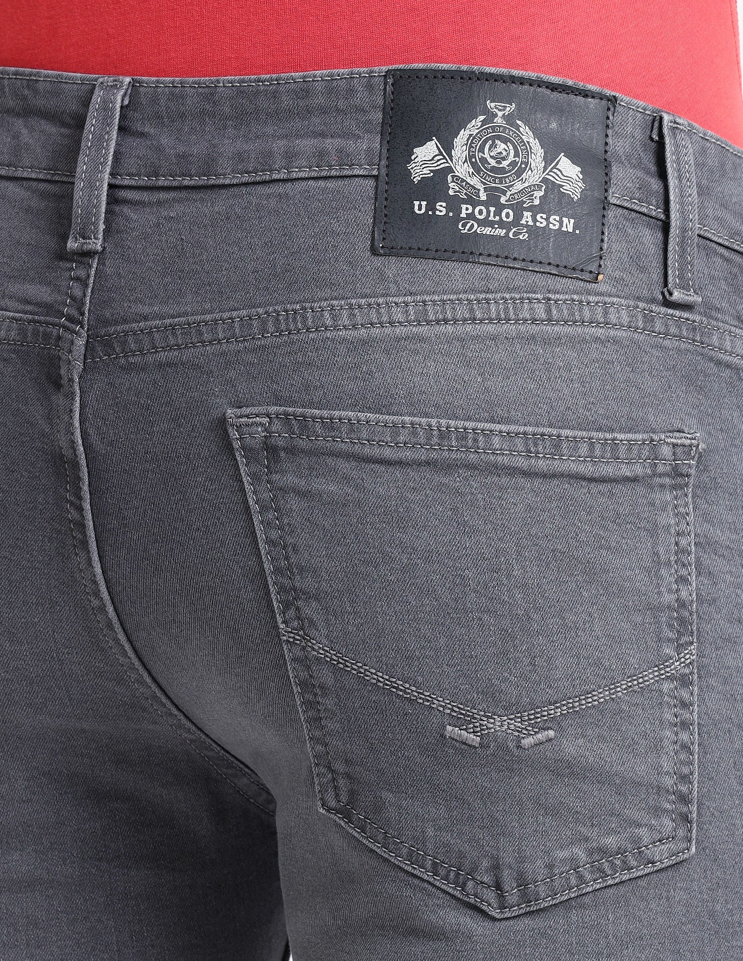 Regallo Skinny Fit Grey Jeans - Image 7