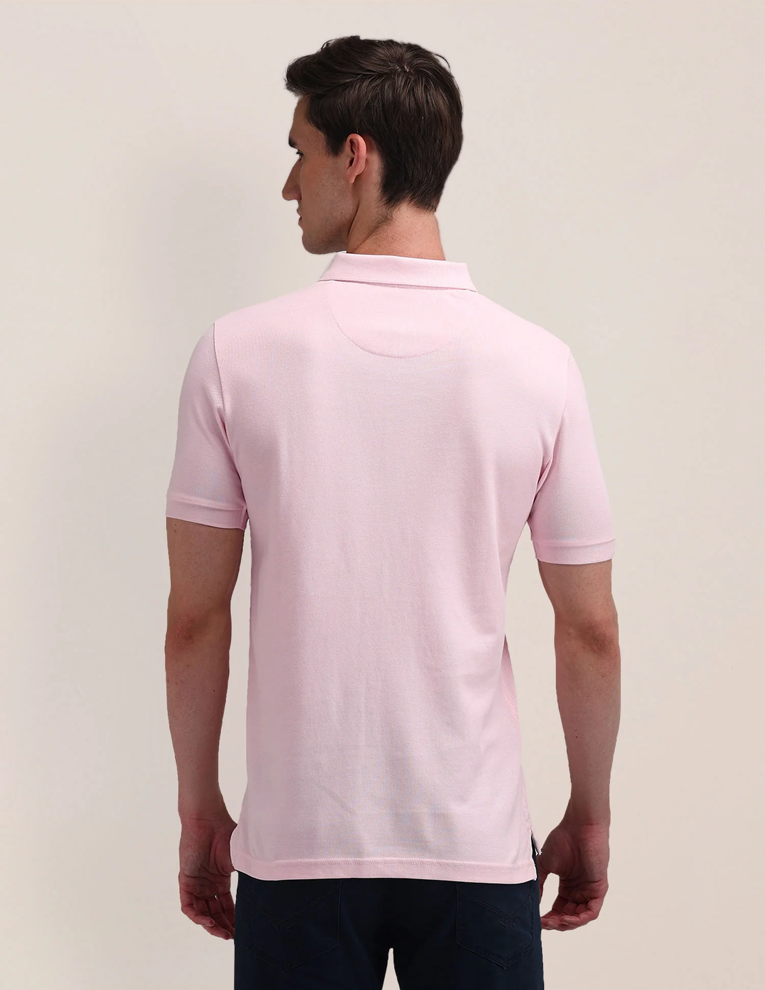 Solid Slim Fit Polo Shirt - Image 5