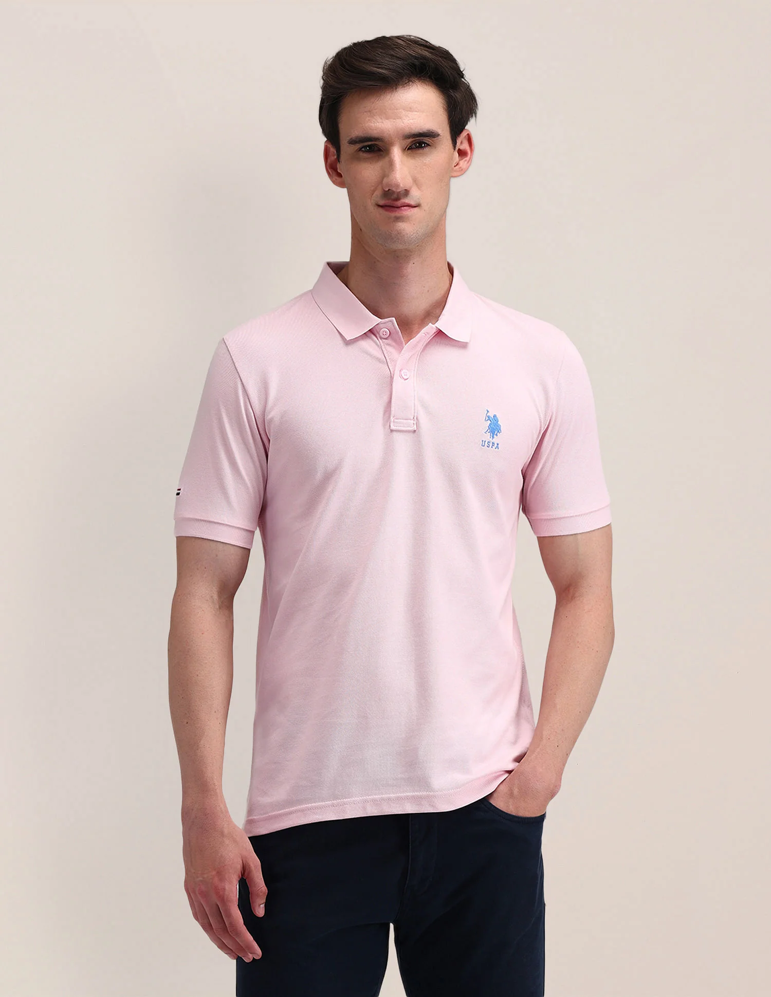 Solid Slim Fit Polo Shirt - Image 6