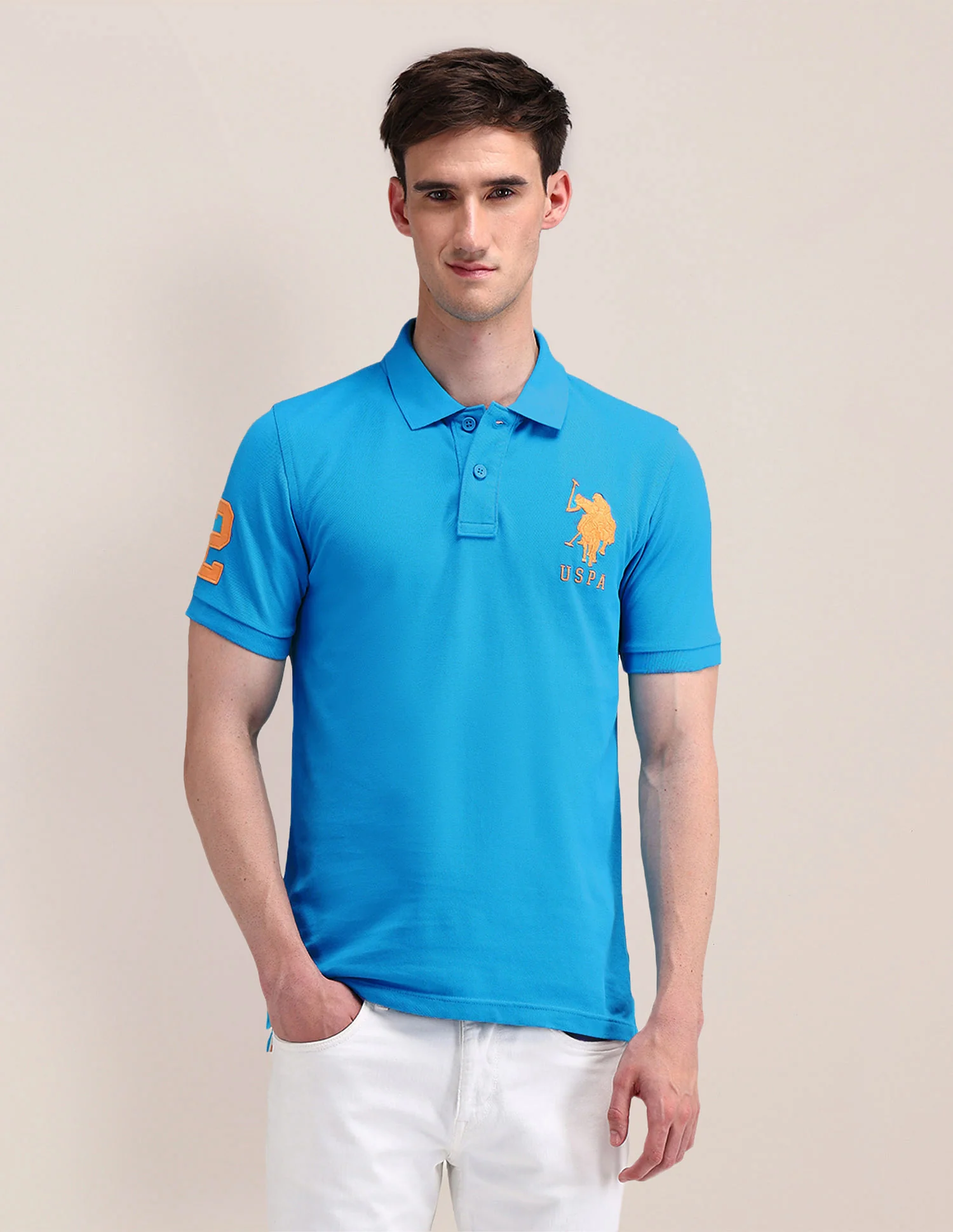 Solid Slim Fit Polo Shirt - Image 6