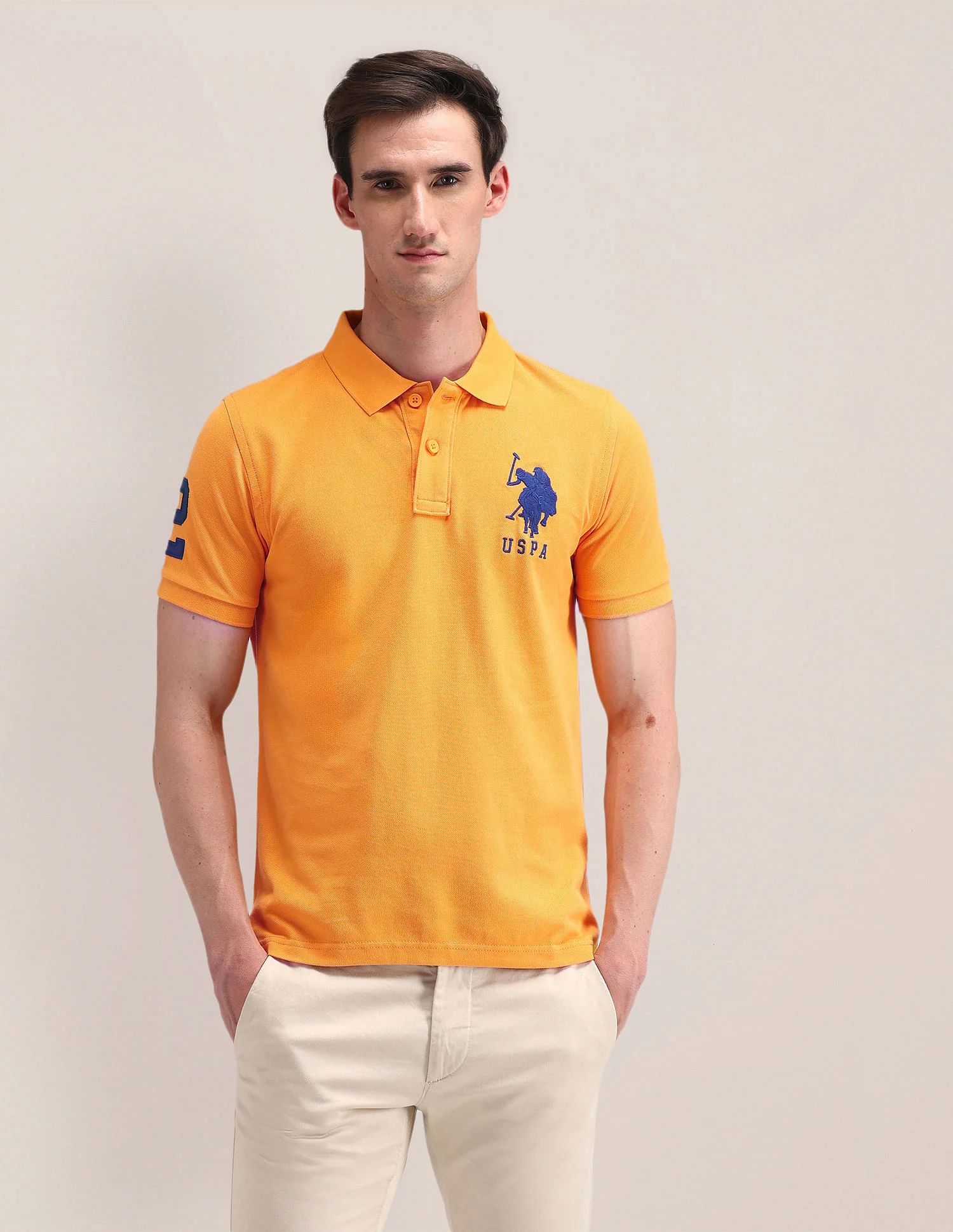 Solid Slim Fit Polo Shirt
