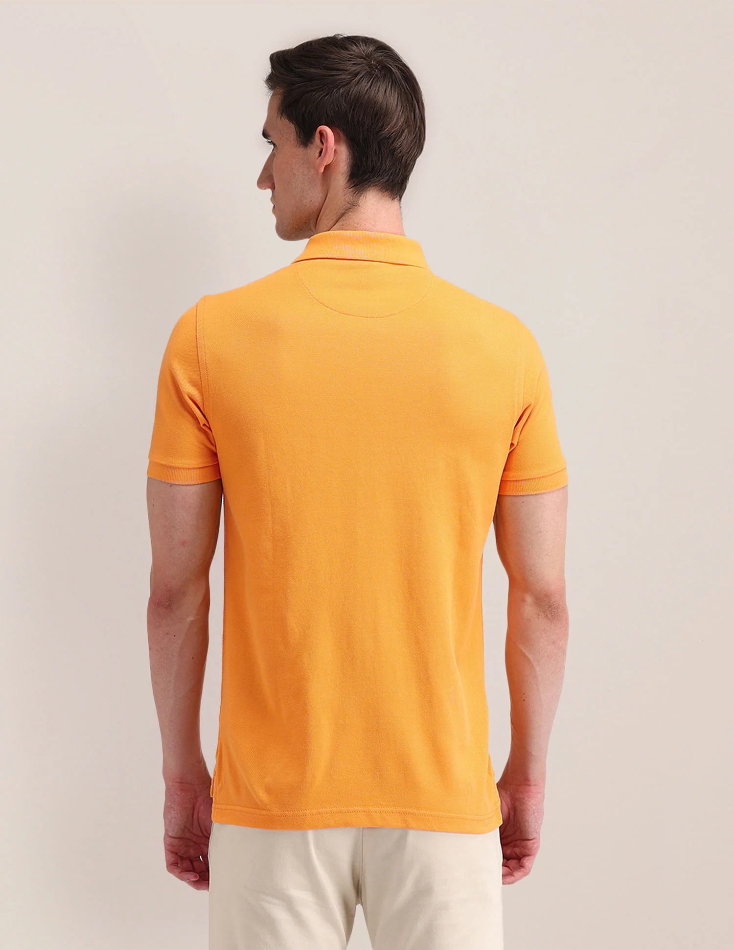 Solid Slim Fit Polo Shirt - Image 5