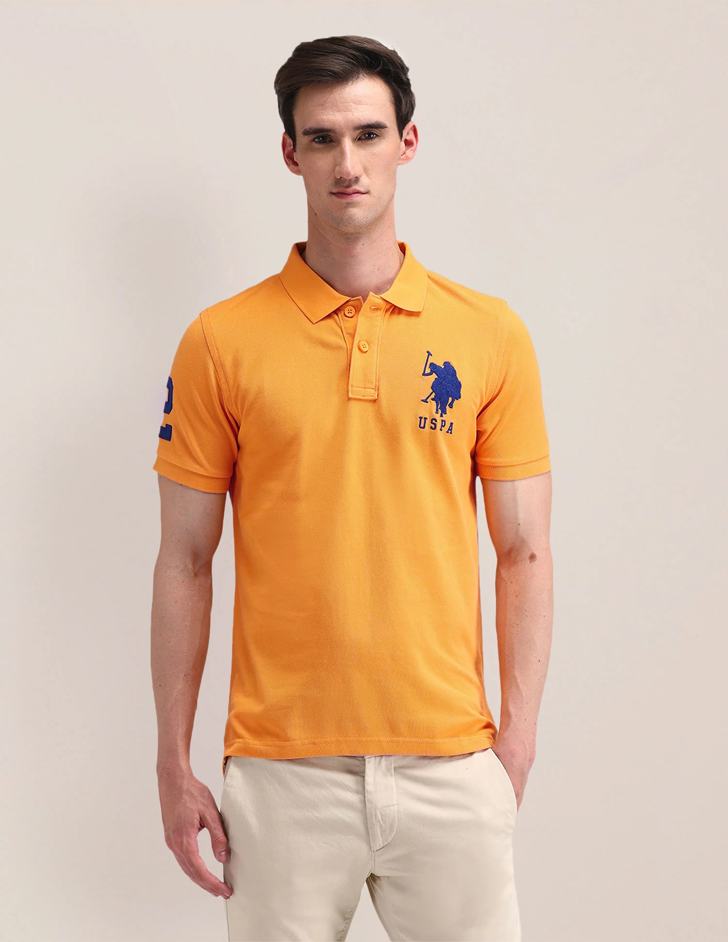 Solid Slim Fit Polo Shirt - Image 6