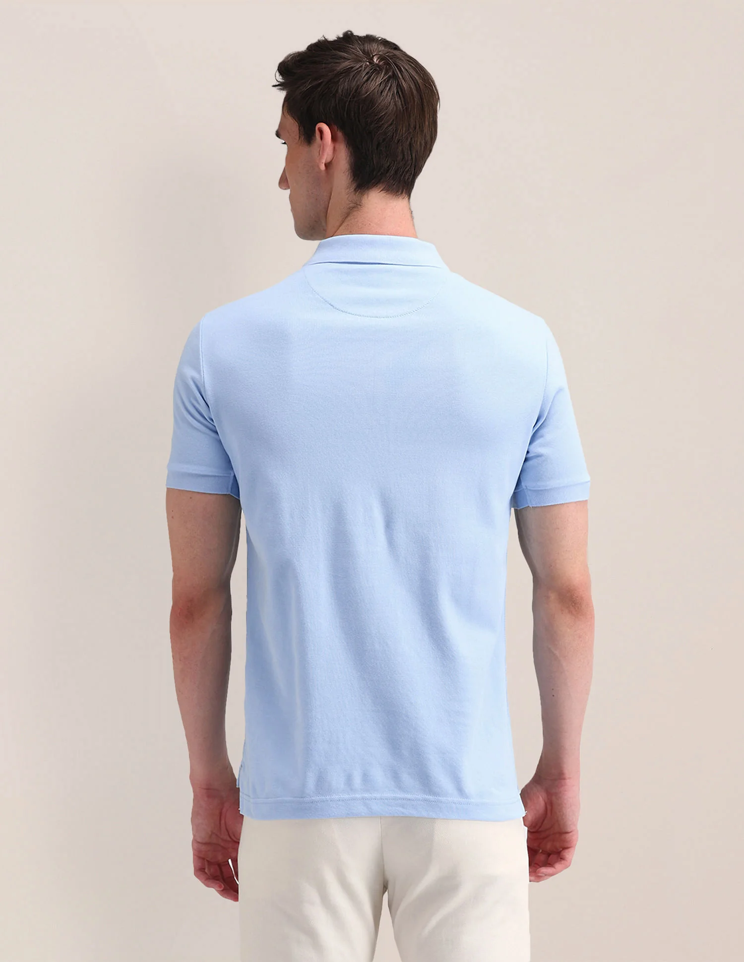 Solid Slim Fit Polo Shirt - Image 5