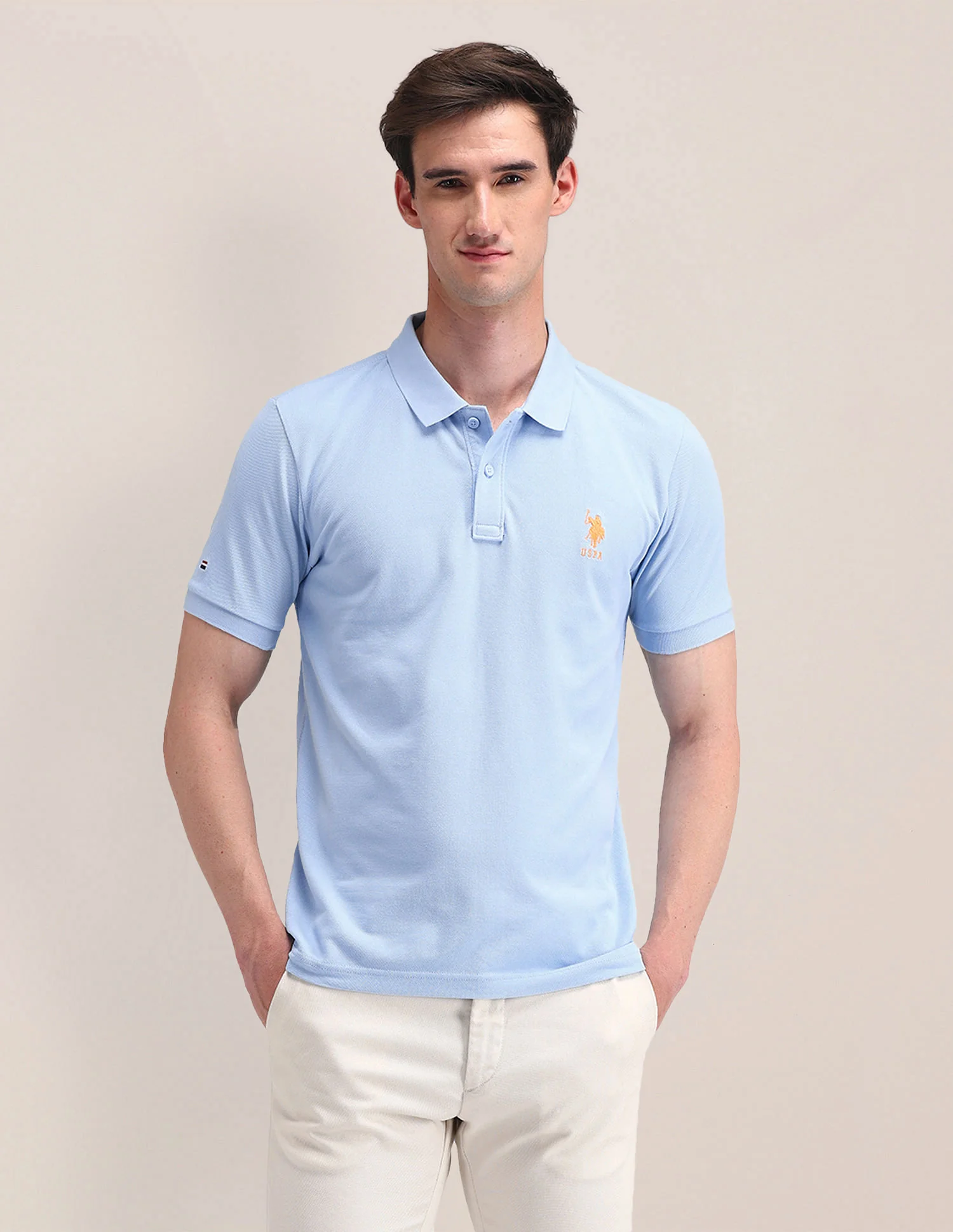 Solid Slim Fit Polo Shirt - Image 6