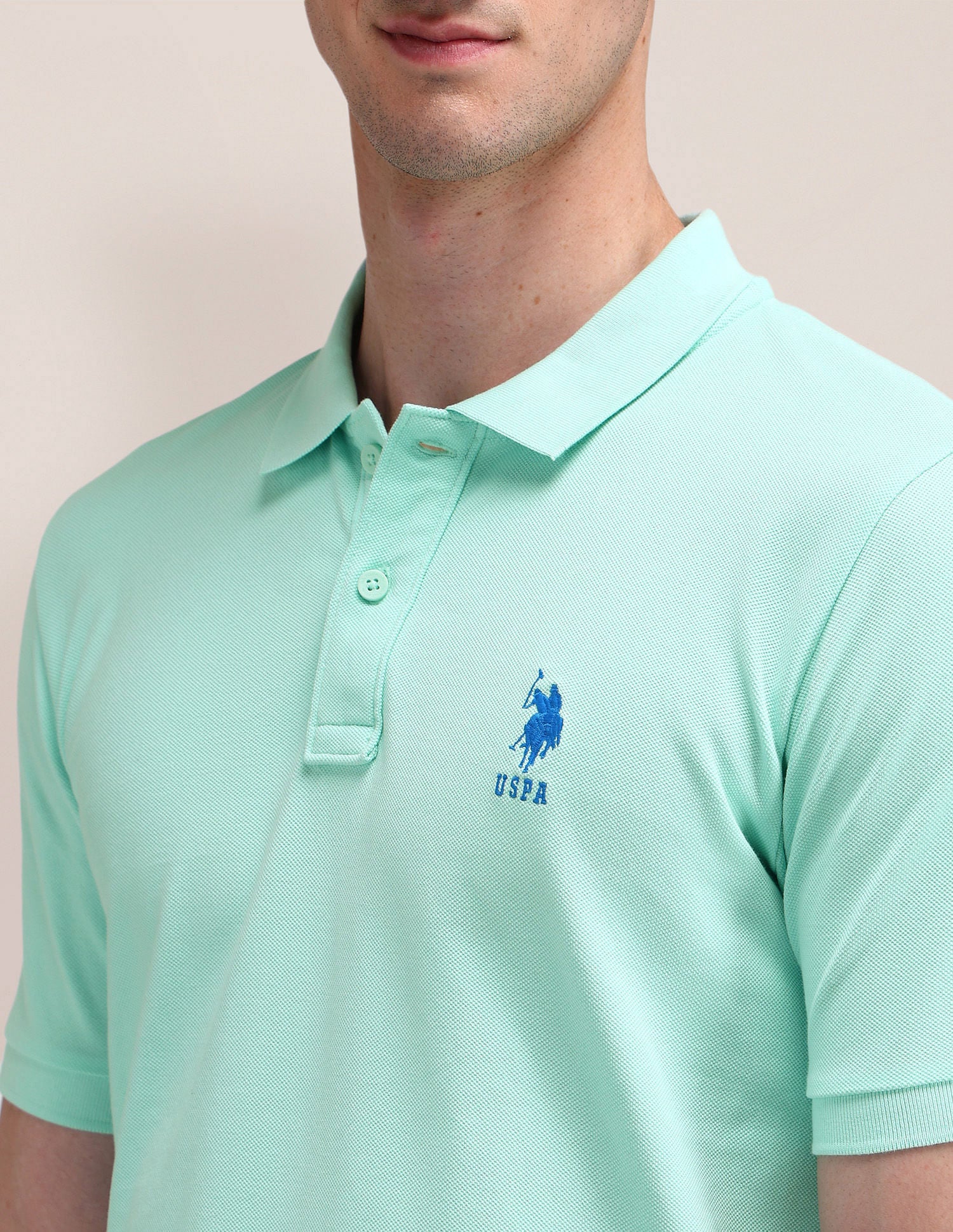 Solid Slim Fit Polo Shirt - Image 7