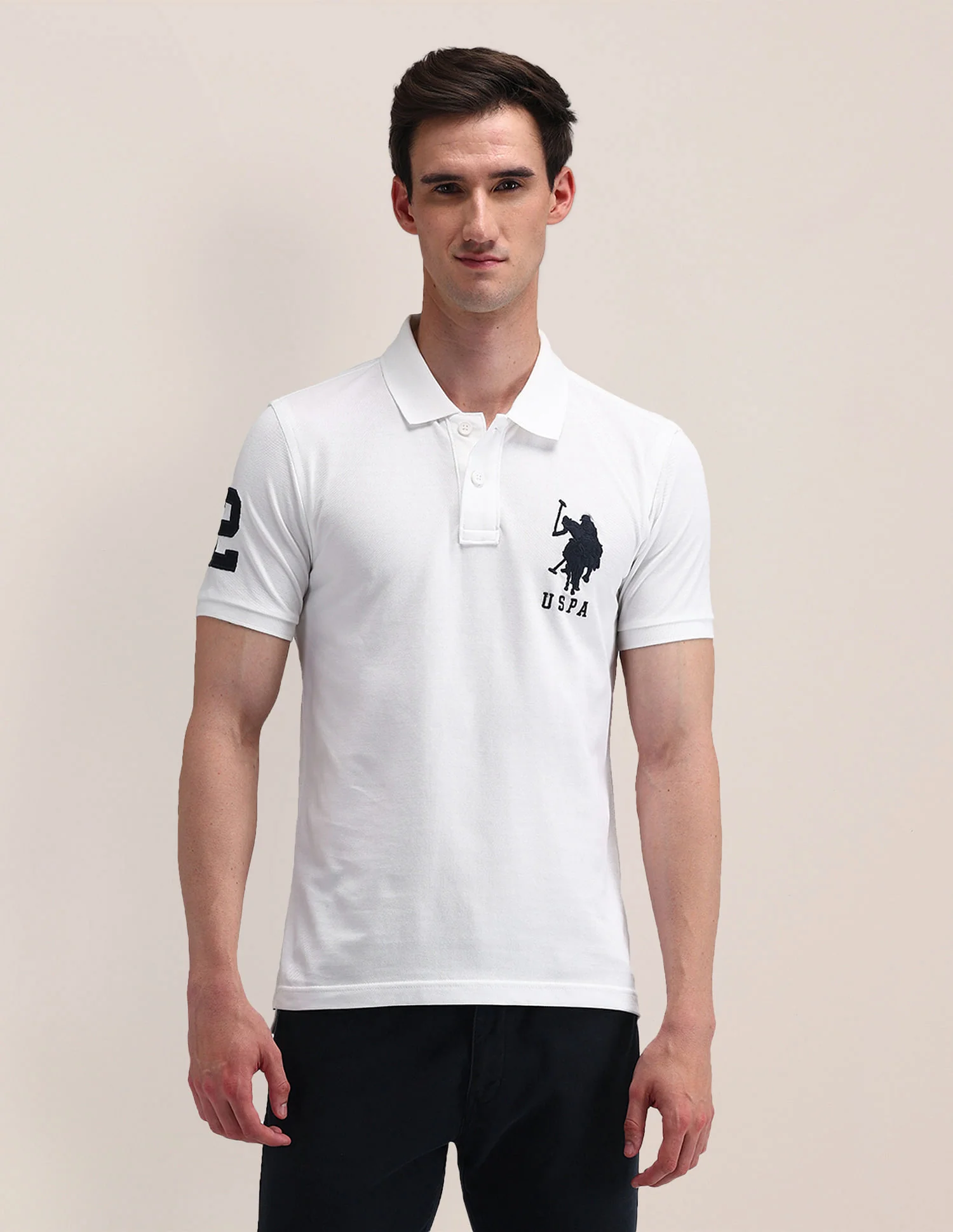 Solid Slim Fit Polo Shirt - Image 6