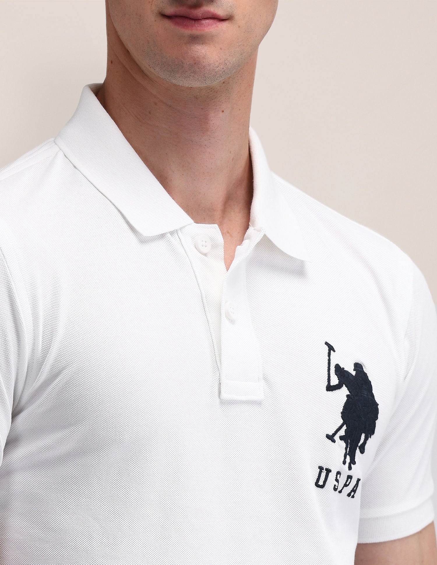 Solid Slim Fit Polo Shirt - Image 7