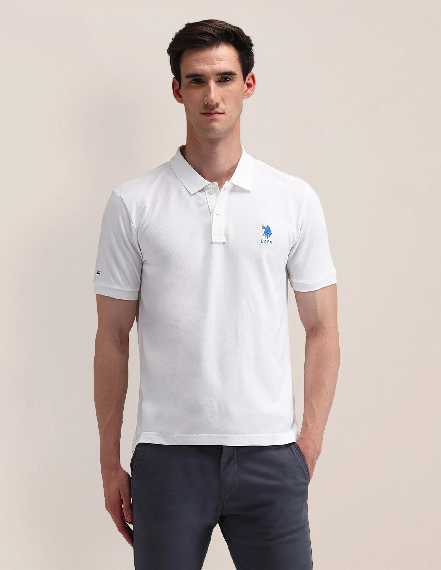 Solid Slim Fit Polo Shirt - Image 6