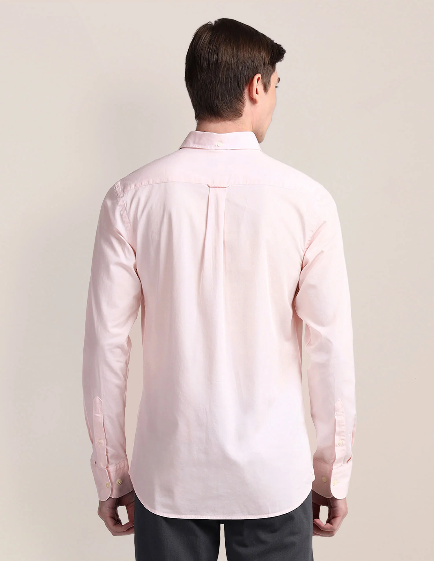 Tailored Fit Cotton Twill Shirt - Image 5