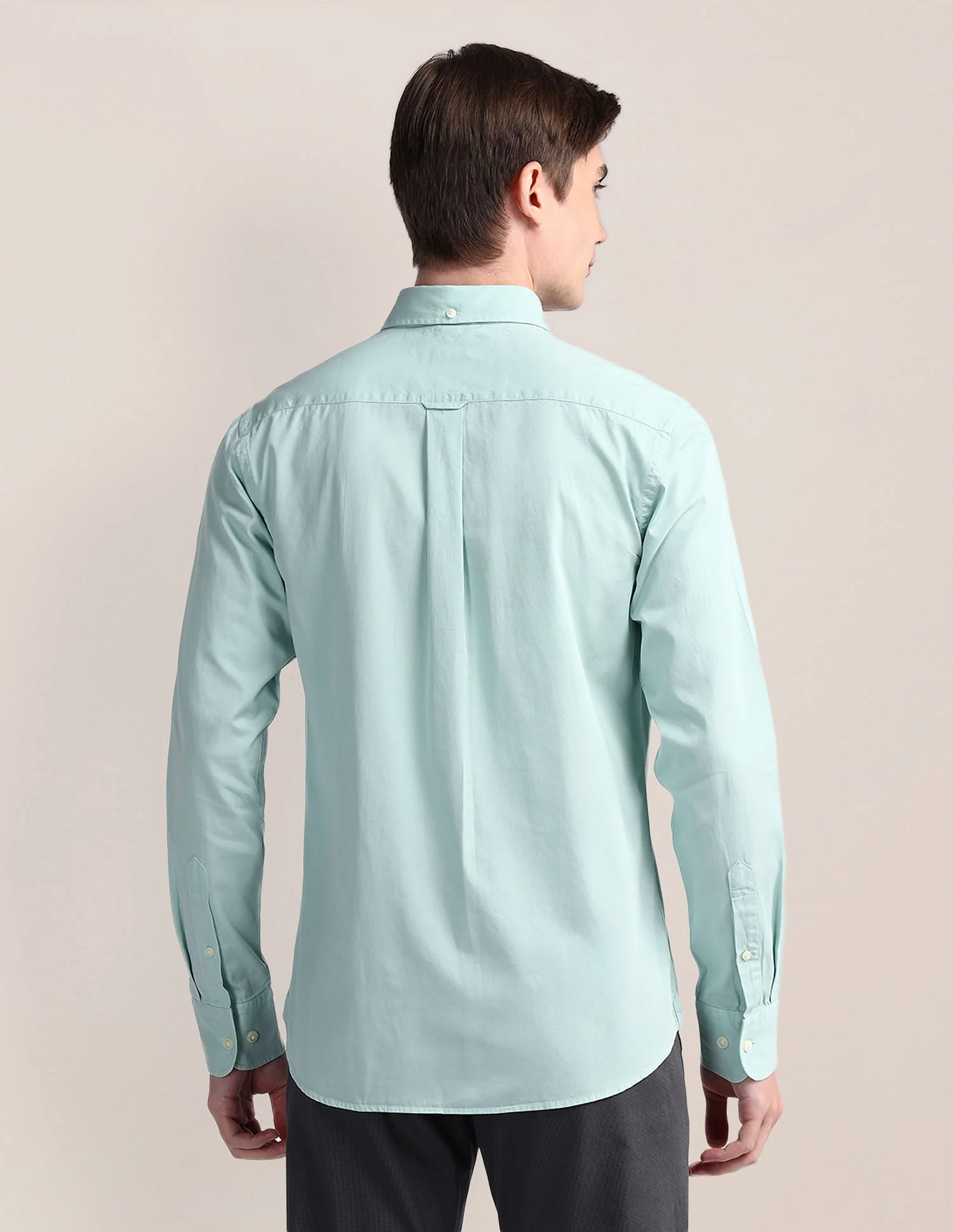 Tailored Fit Cotton Twill Shirt - Image 5
