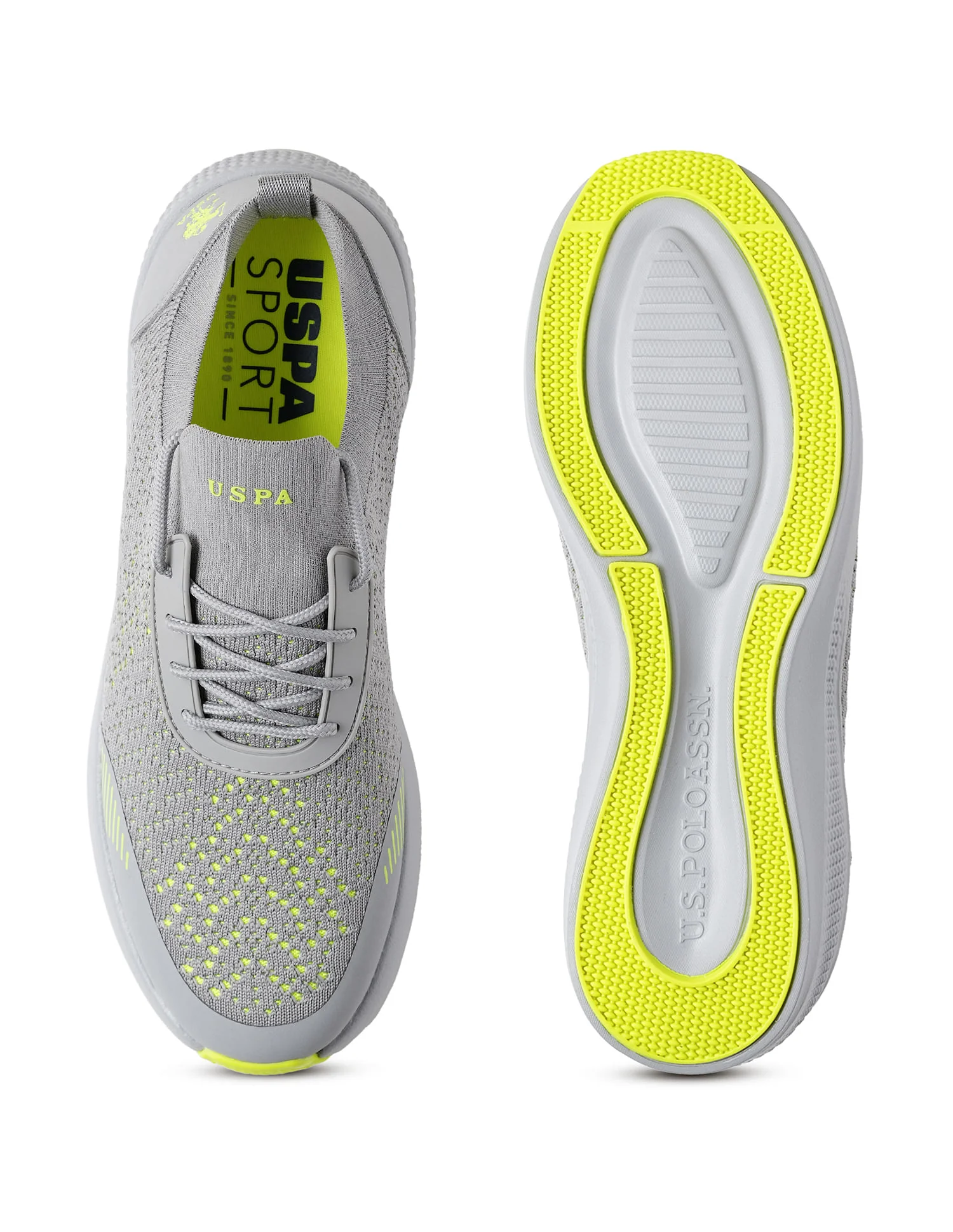 Men Castro 3.0 Grey Uspa Sport Sneakers - Image 6