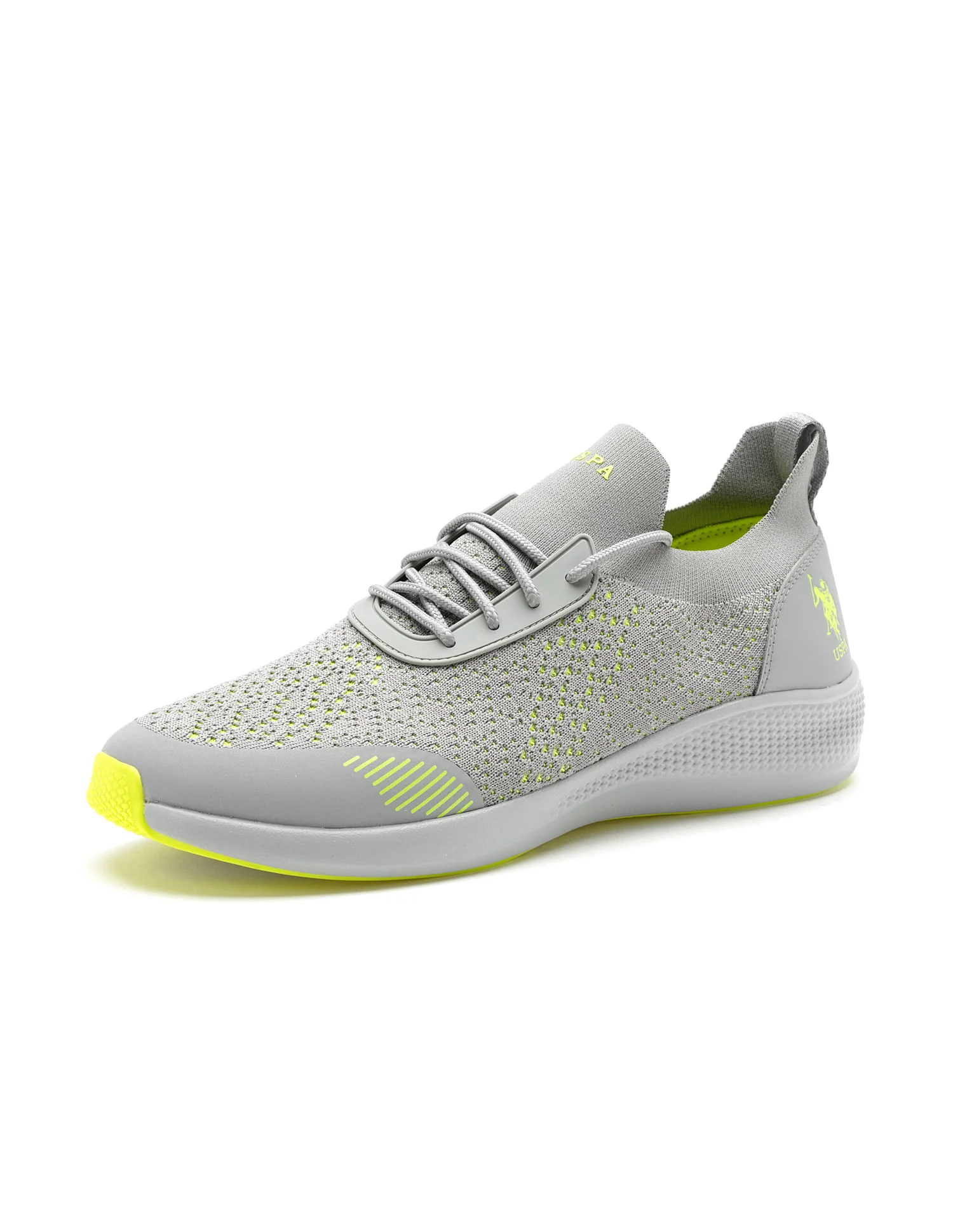 Men Castro 3.0 Grey Uspa Sport Sneakers - Image 7