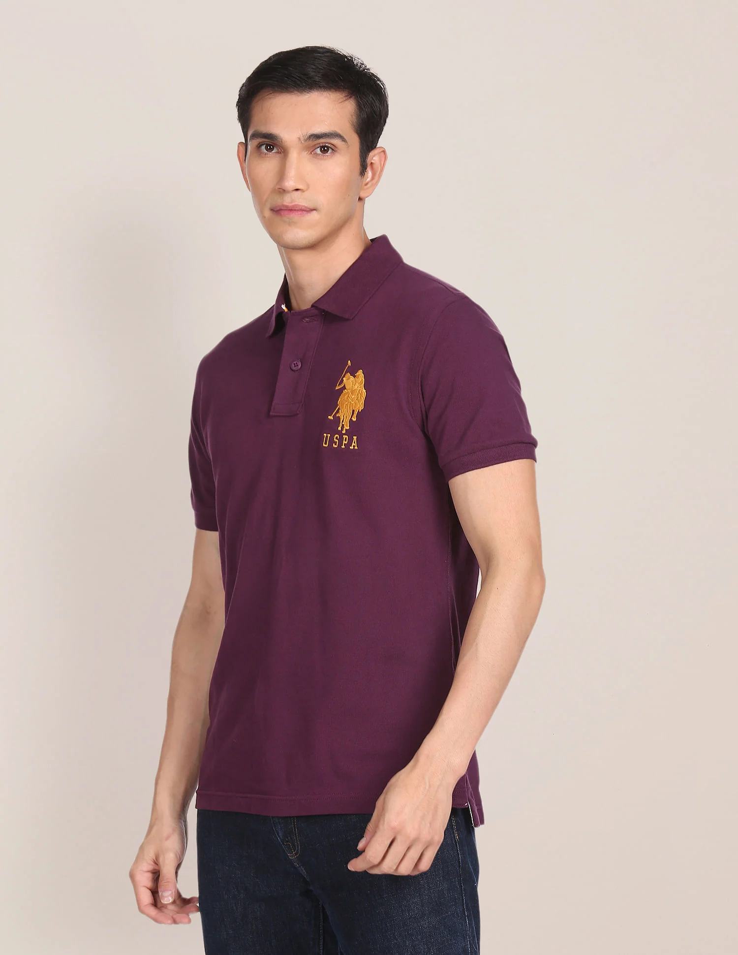 Compact Cotton Logo Polo Shirt - Image 4