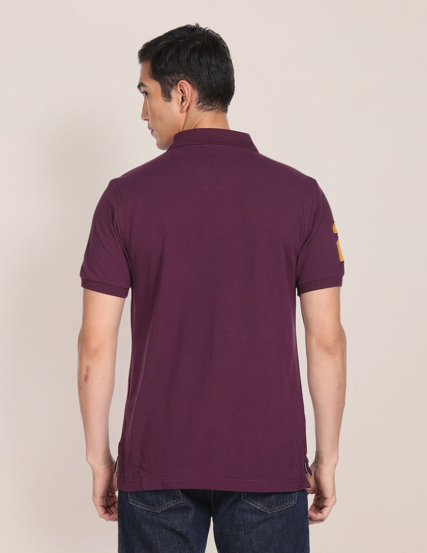 Compact Cotton Logo Polo Shirt - Image 5