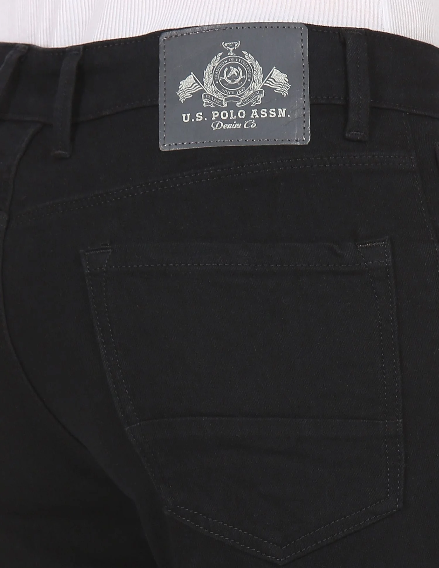 Men Black Mid Rise Brandon Slim Tapered Jeans - Image 7