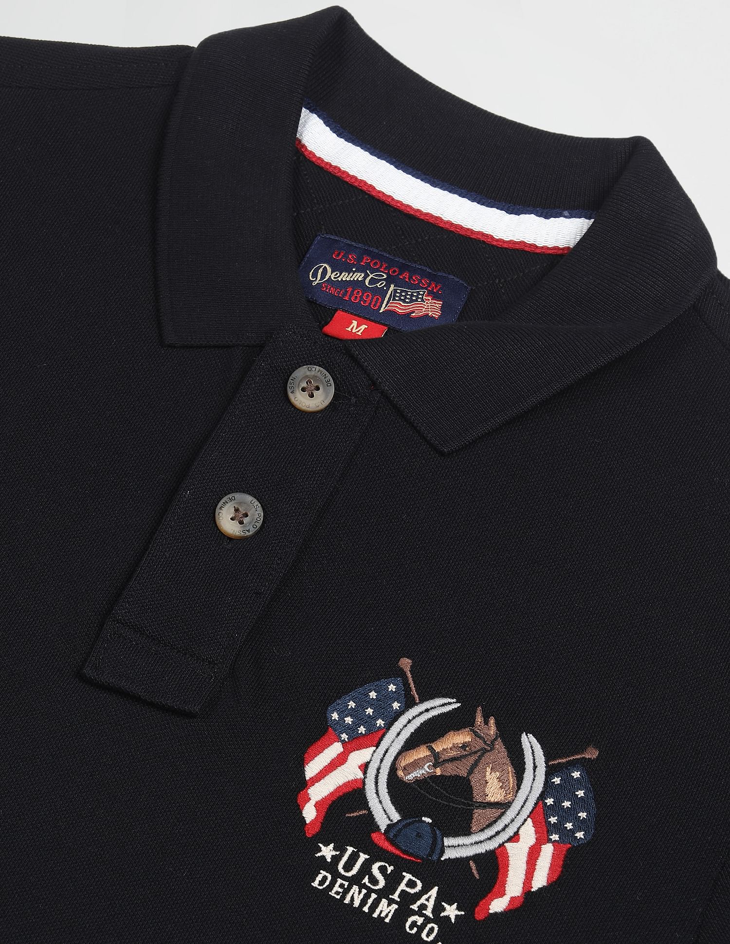 Cotton Solid Polo Shirt - Image 2