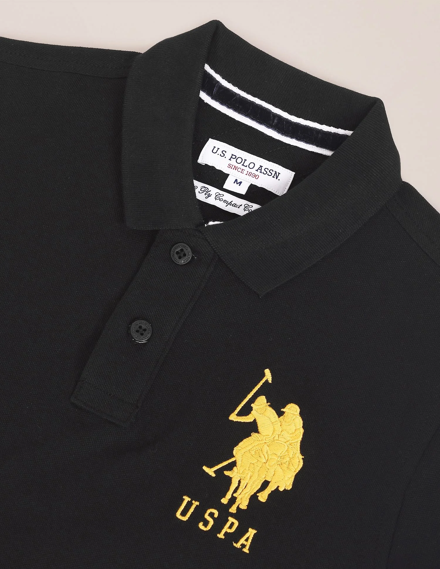 Compact Cotton Logo Polo Shirt - Image 2