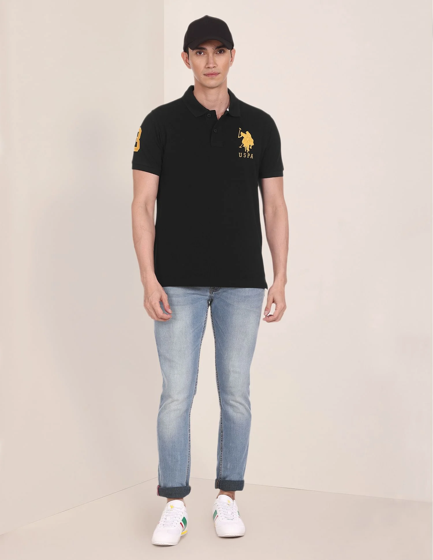 Compact Cotton Logo Polo Shirt - Image 3