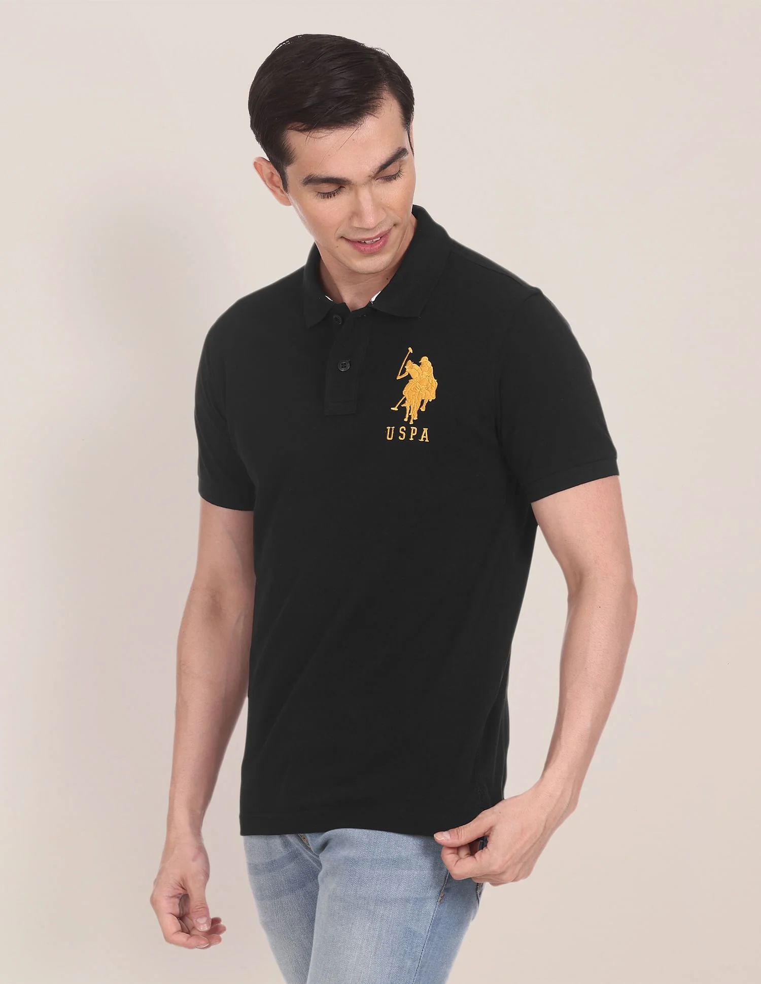 Compact Cotton Logo Polo Shirt - Image 4