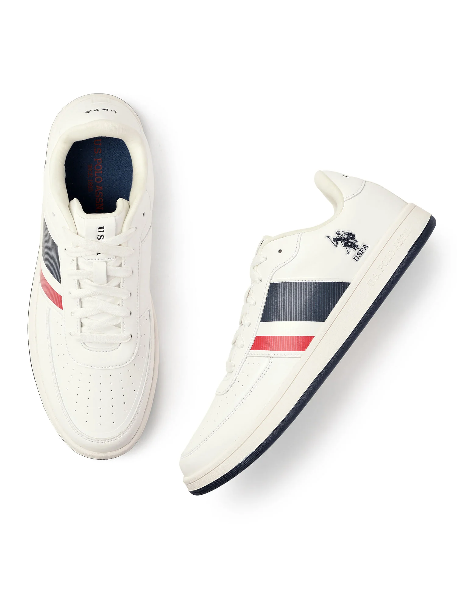 Men Gael Off White Retro Court Sneakers - Image 3