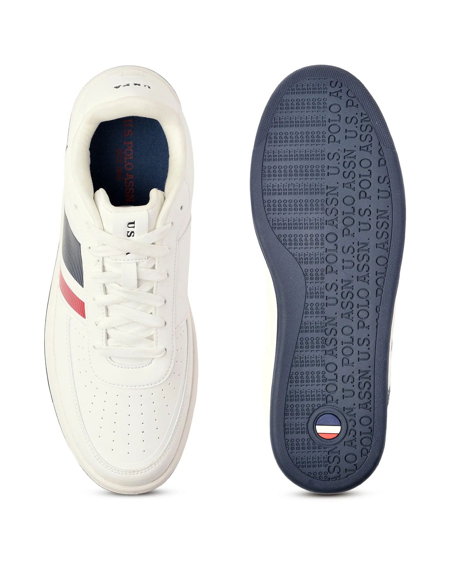 Men Gael Off White Retro Court Sneakers - Image 6
