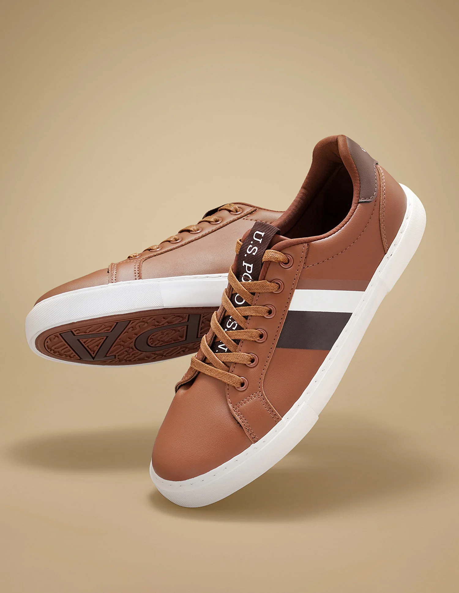 Men Brand Stripe Santos 2.0 Sneakers - Image 10