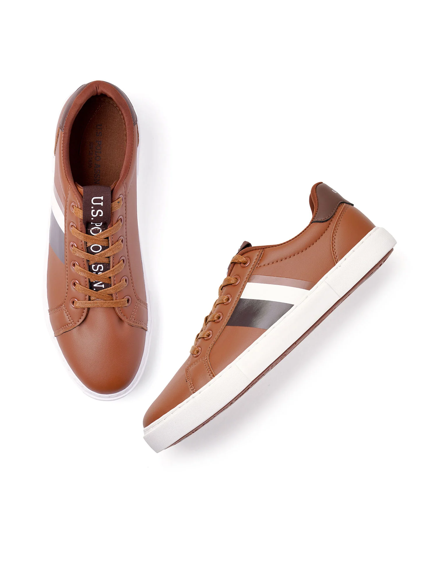 Men Brand Stripe Santos 2.0 Sneakers - Image 3
