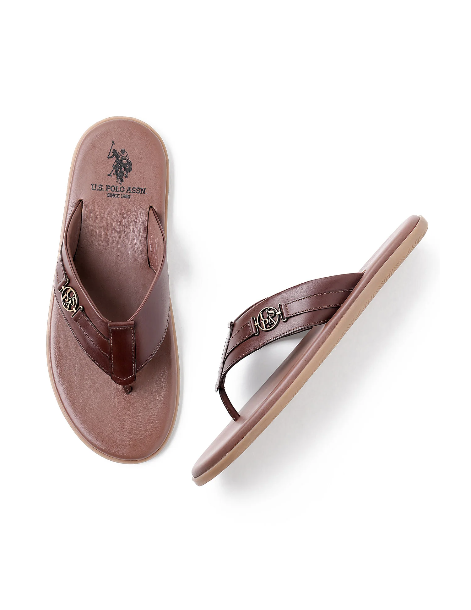 Men Broad Strap Abel Flip Flops - Image 3