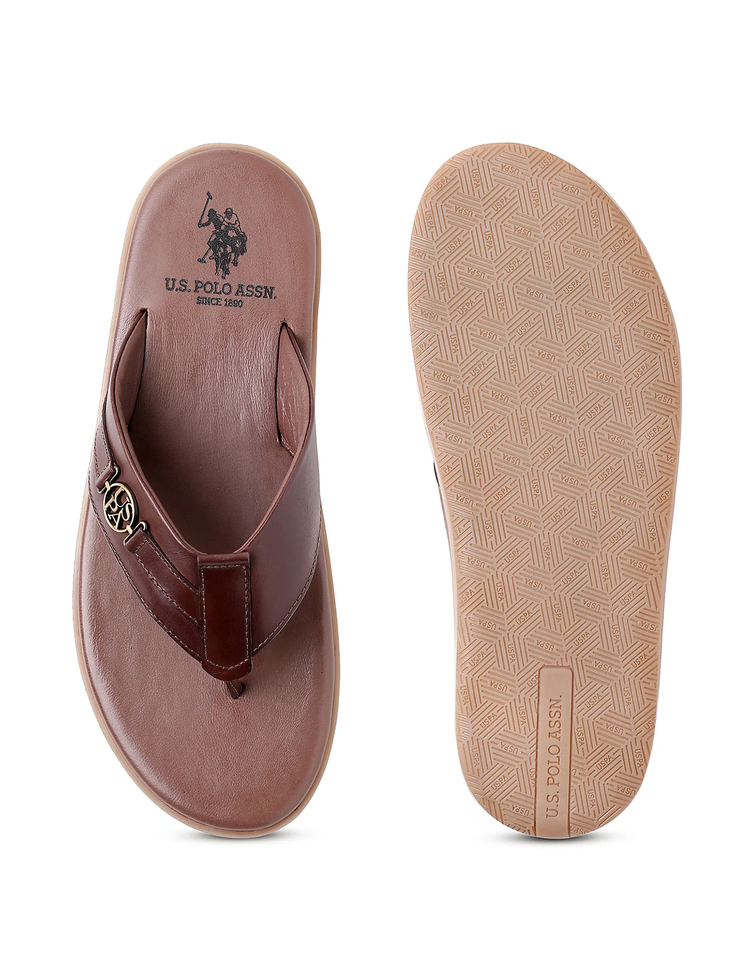 Men Broad Strap Abel Flip Flops - Image 6