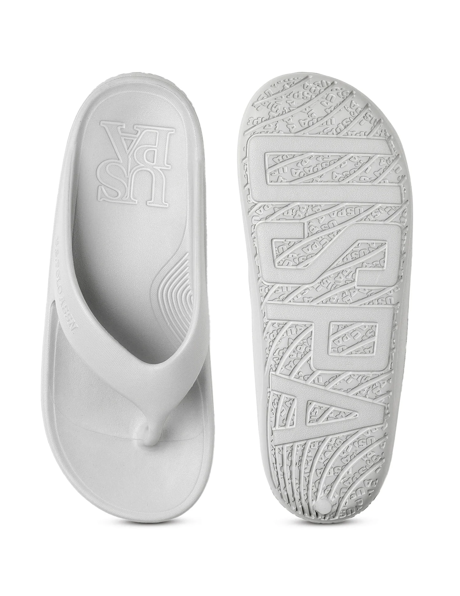 Men Axel Grey Foam Walk Flip Flop - Image 7