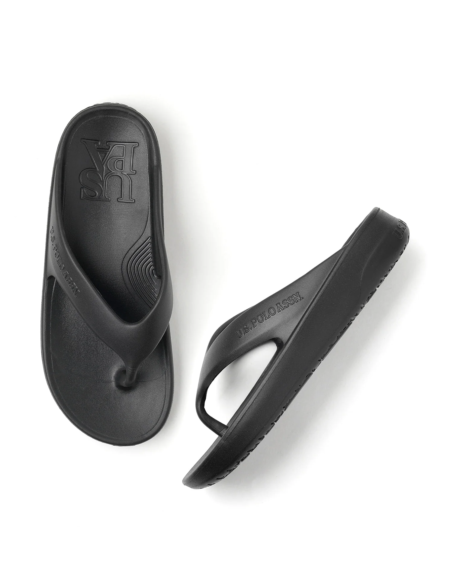 Men Axel Black Foam Walk Flip Flop - Image 3