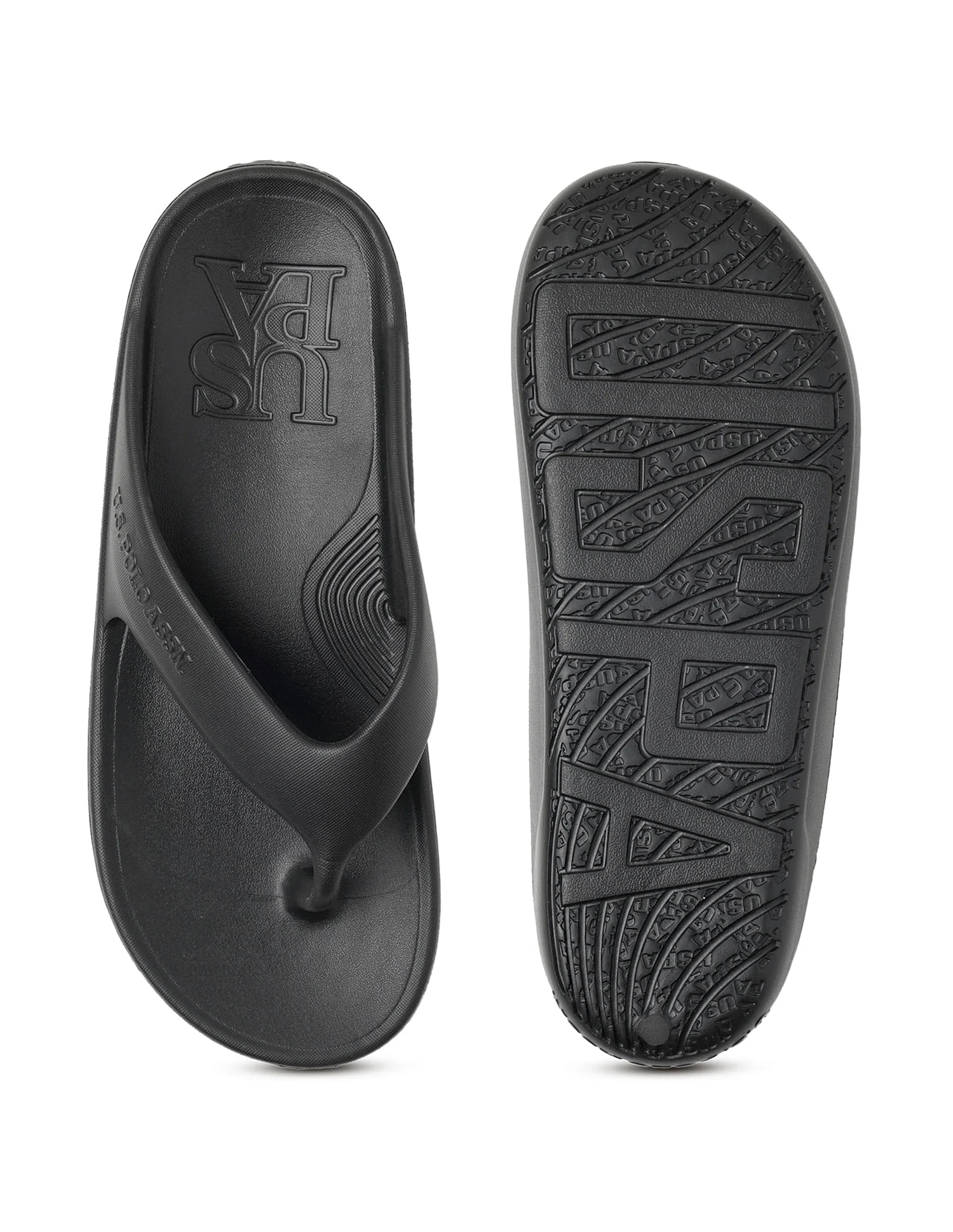 Men Axel Black Foam Walk Flip Flop - Image 6
