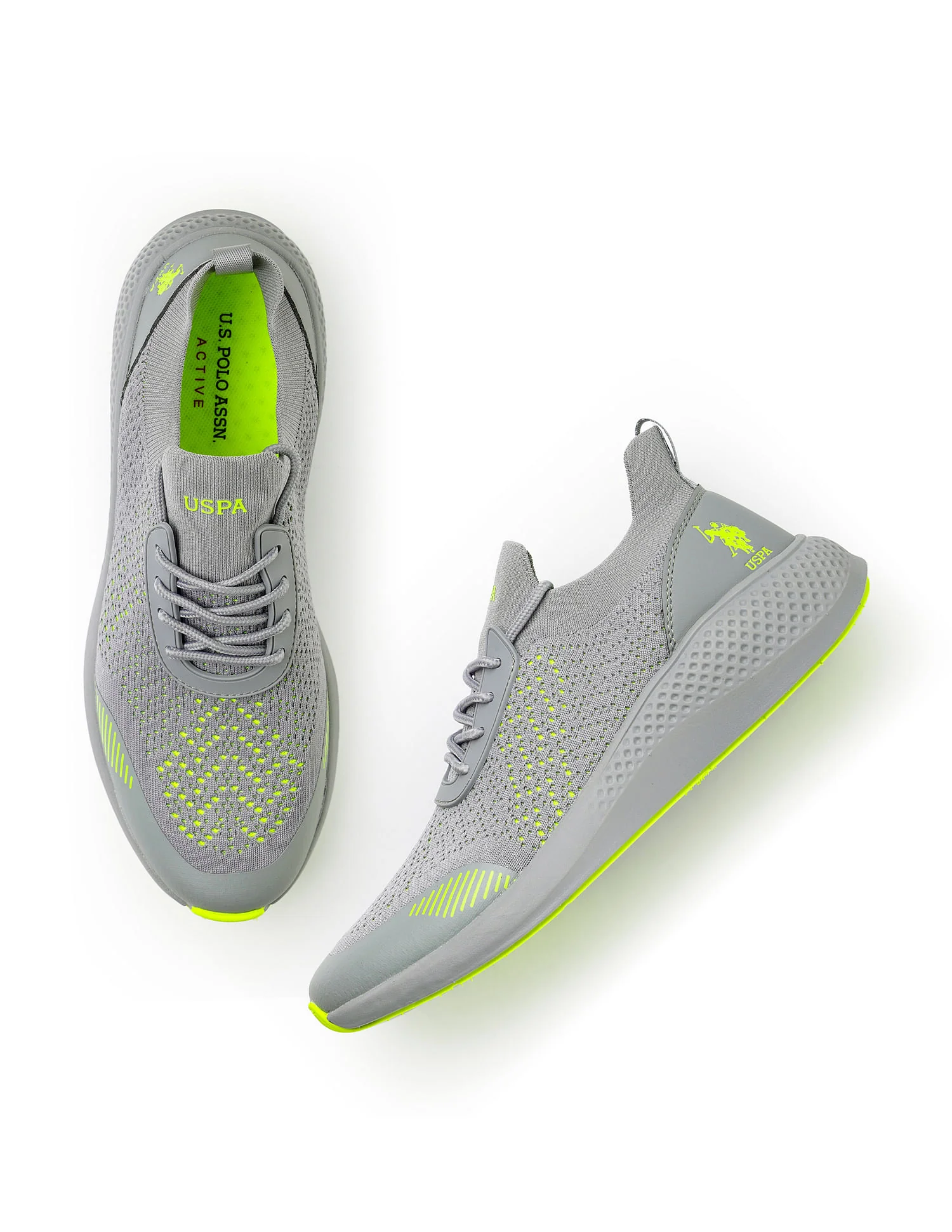 Men Castro 2.0 Grey Uspa Sport  Sneakers - Image 4
