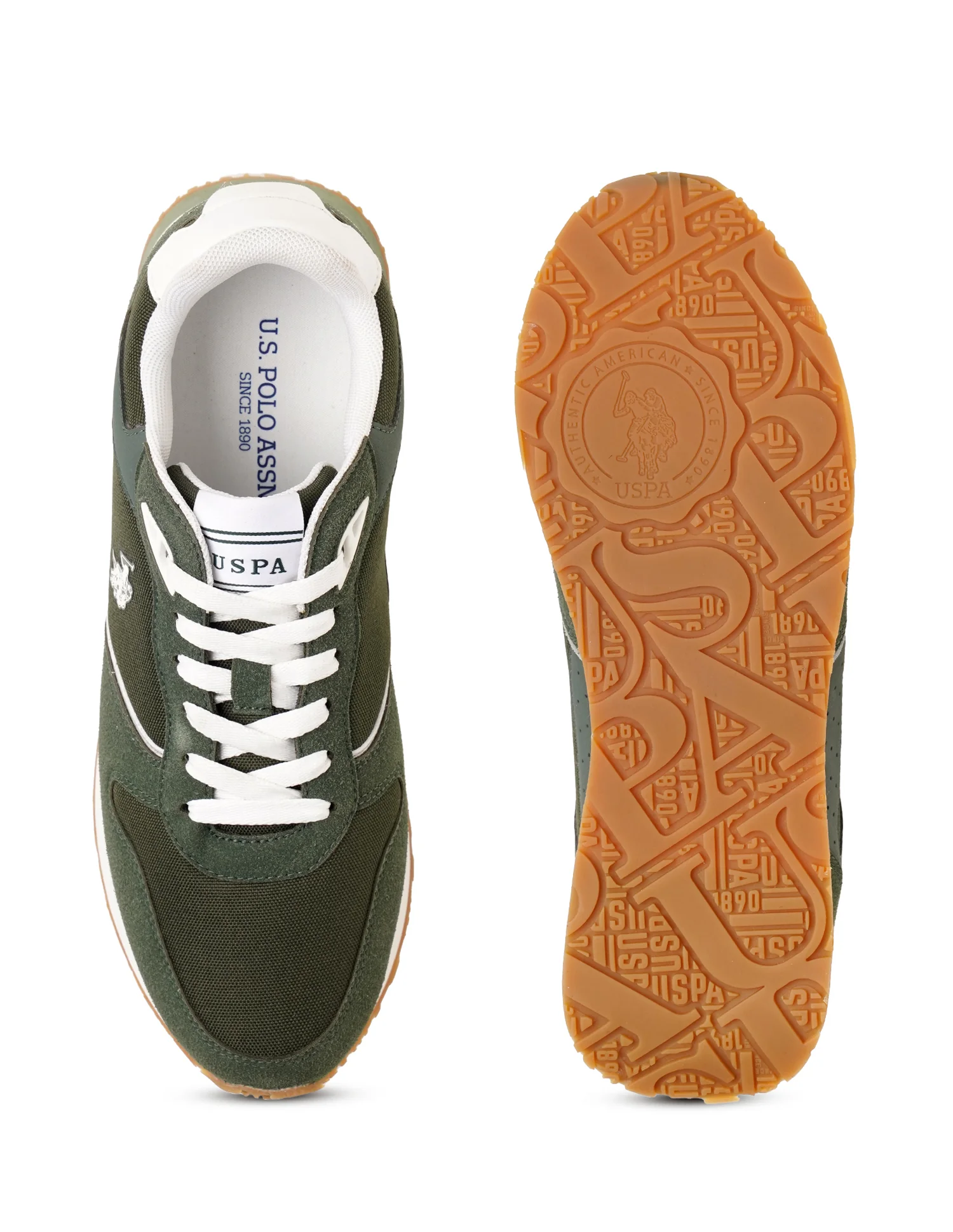 Men Aspen Green Retro Joggers Sneakers - Image 5