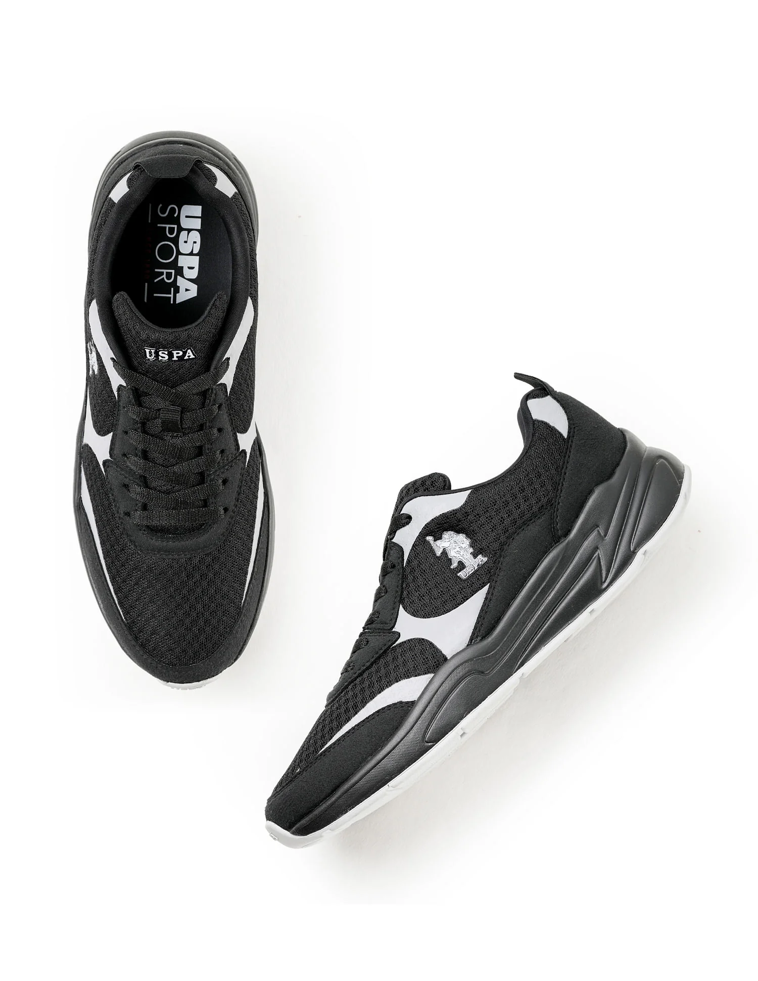 Men Cleonton Black Uspa Sport Sneakers - Image 2