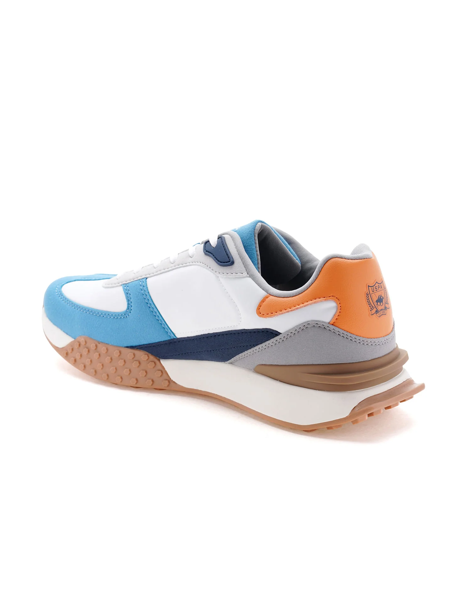 Men Coen Blue Retro Sneakers - Image 4