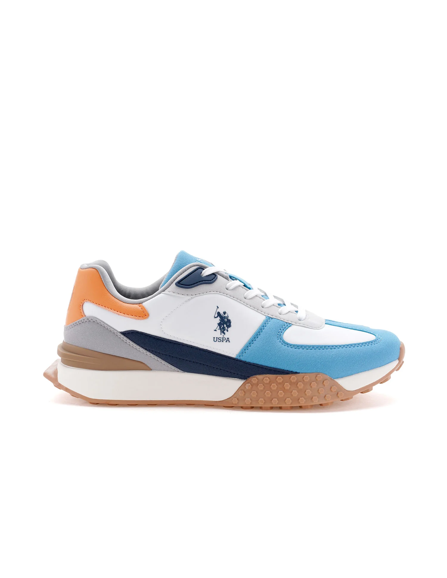Men Coen Blue Retro Sneakers - Image 5