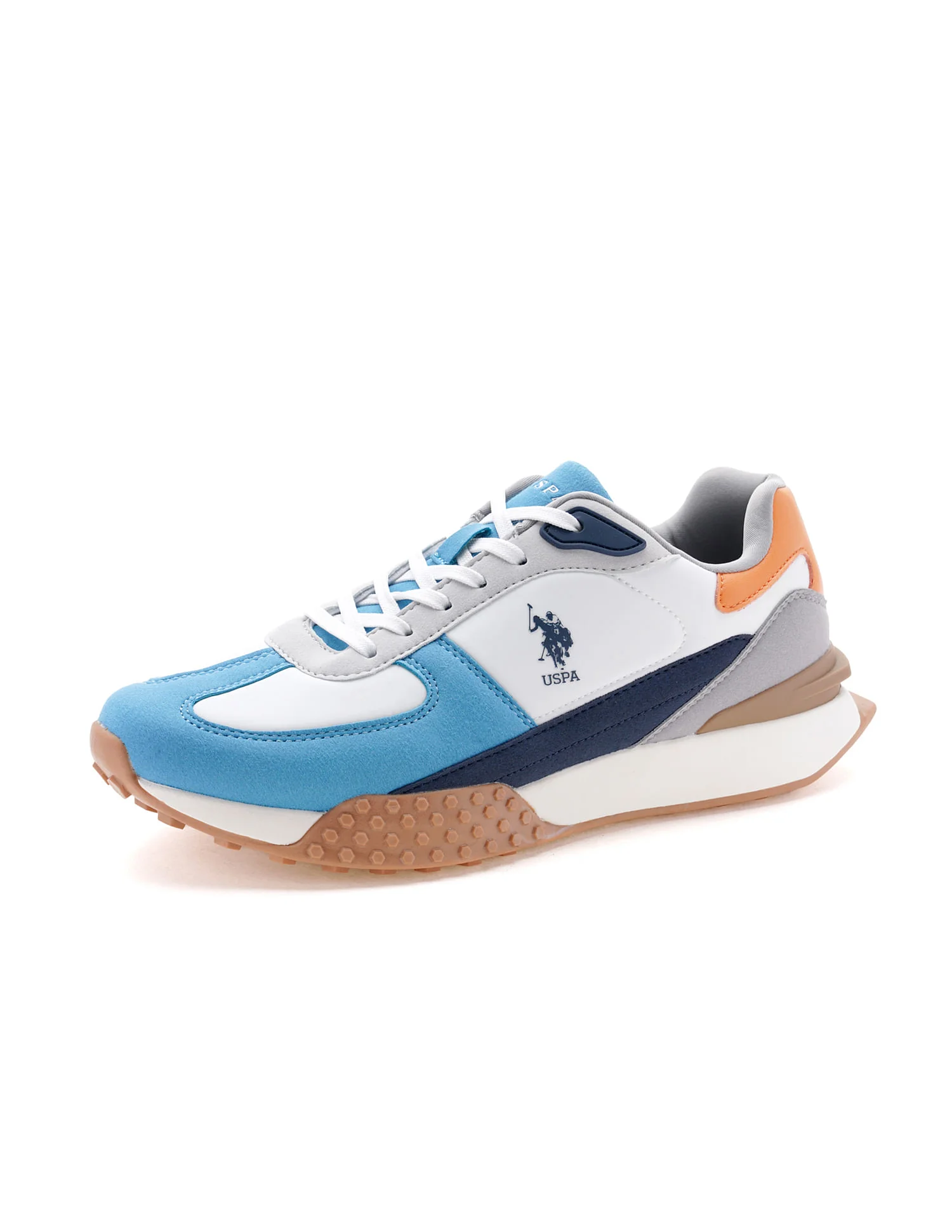 Men Coen Blue Retro Sneakers - Image 6