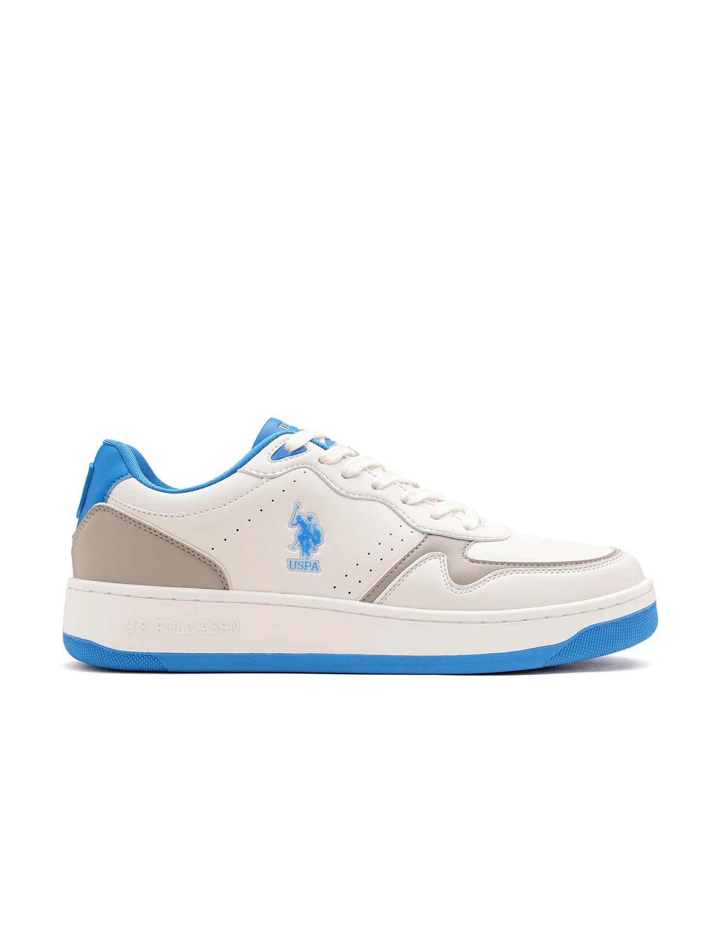 Men Lenoy Beige Retro Court Sneakers - Image 5