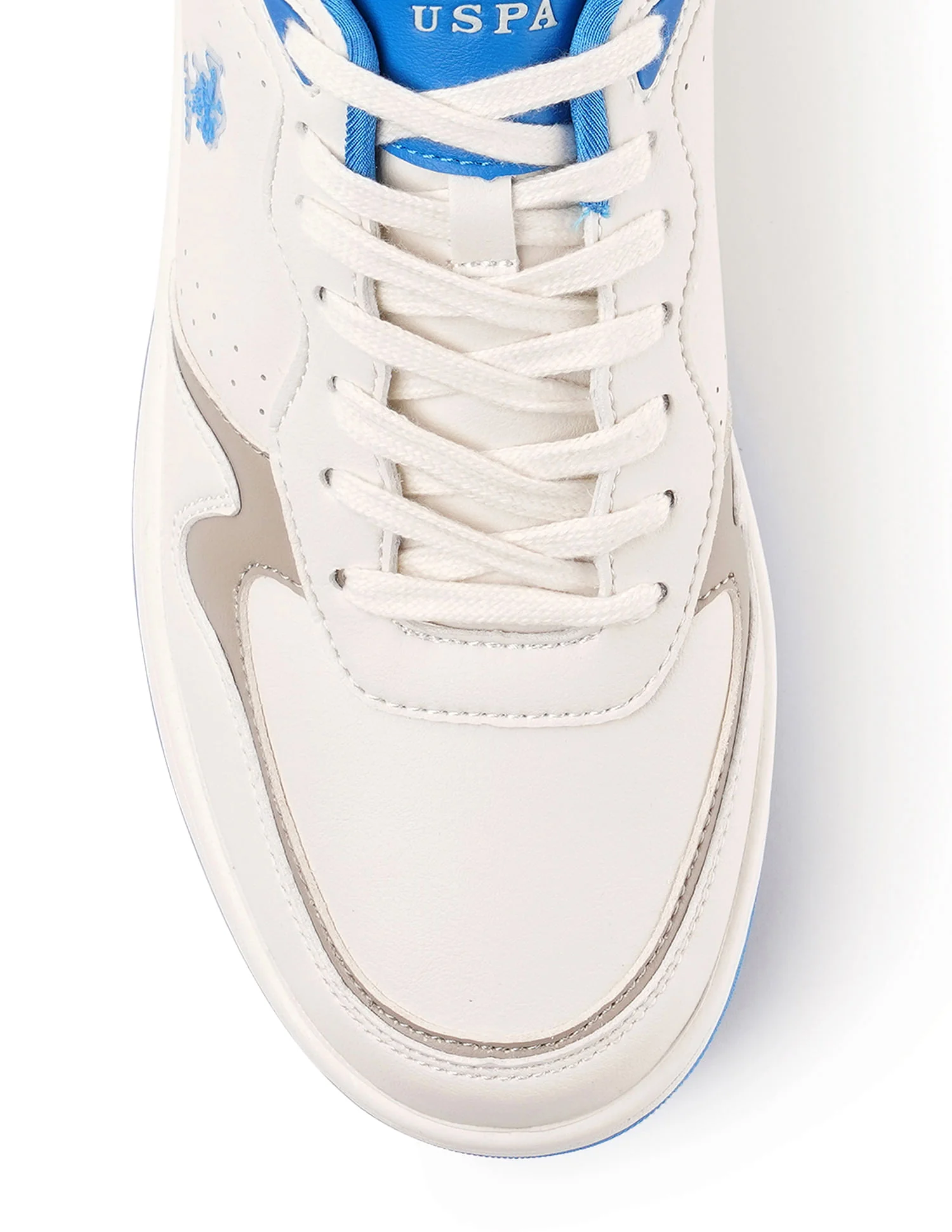 Men Lenoy Beige Retro Court Sneakers - Image 8