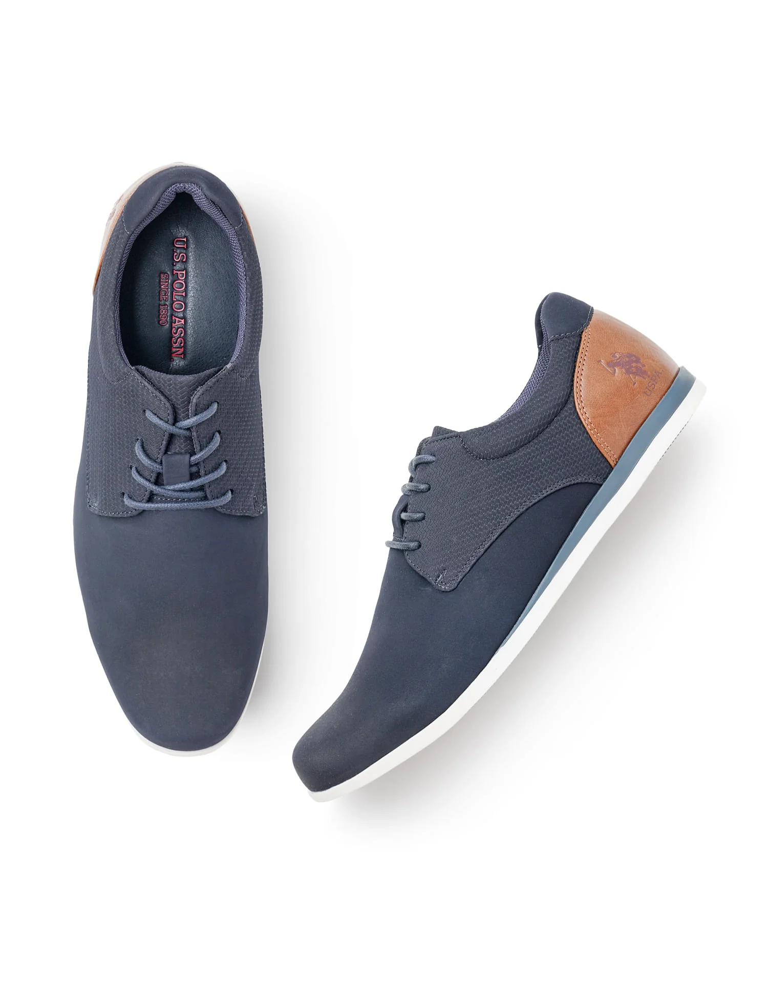 Men Lucius 3.0 Navy Work Casuals Lace Up Shoes - Image 3