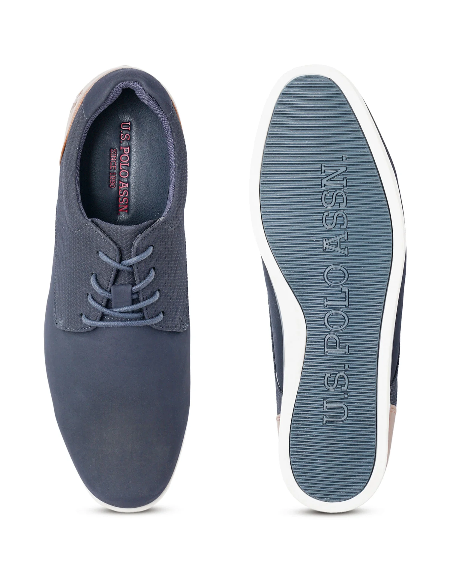 Men Lucius 3.0 Navy Work Casuals Lace Up Shoes - Image 6