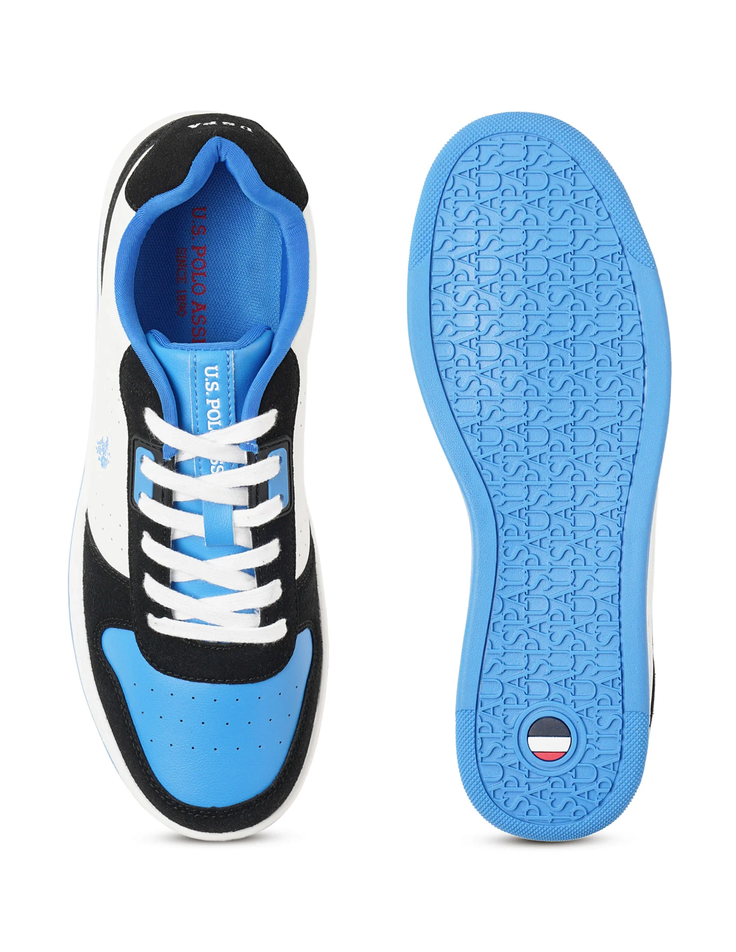 Men Oakley Blue Retro Court Sneakers - Image 6