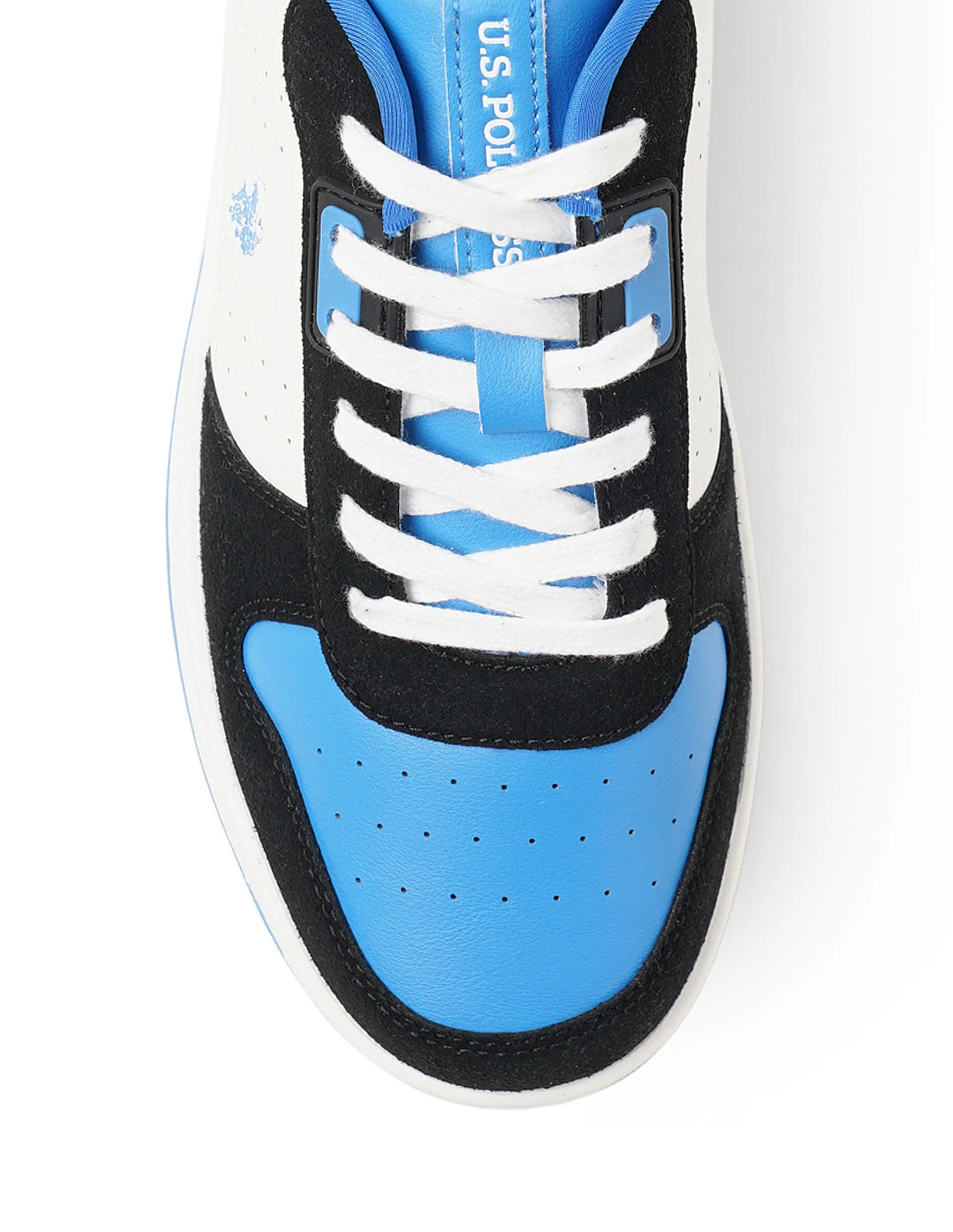 Men Oakley Blue Retro Court Sneakers - Image 8