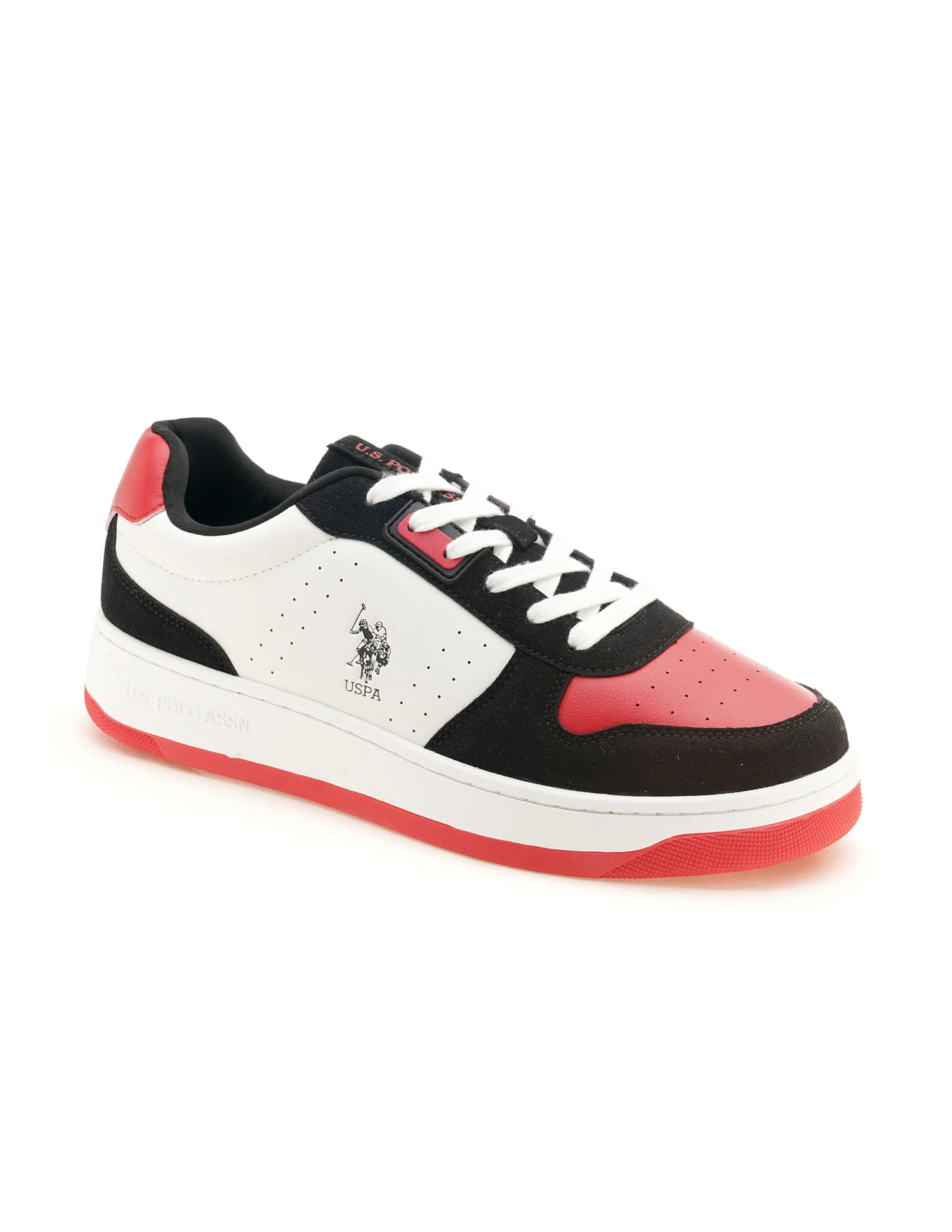 Men Oakley Red Retro Court Sneakers - Image 2