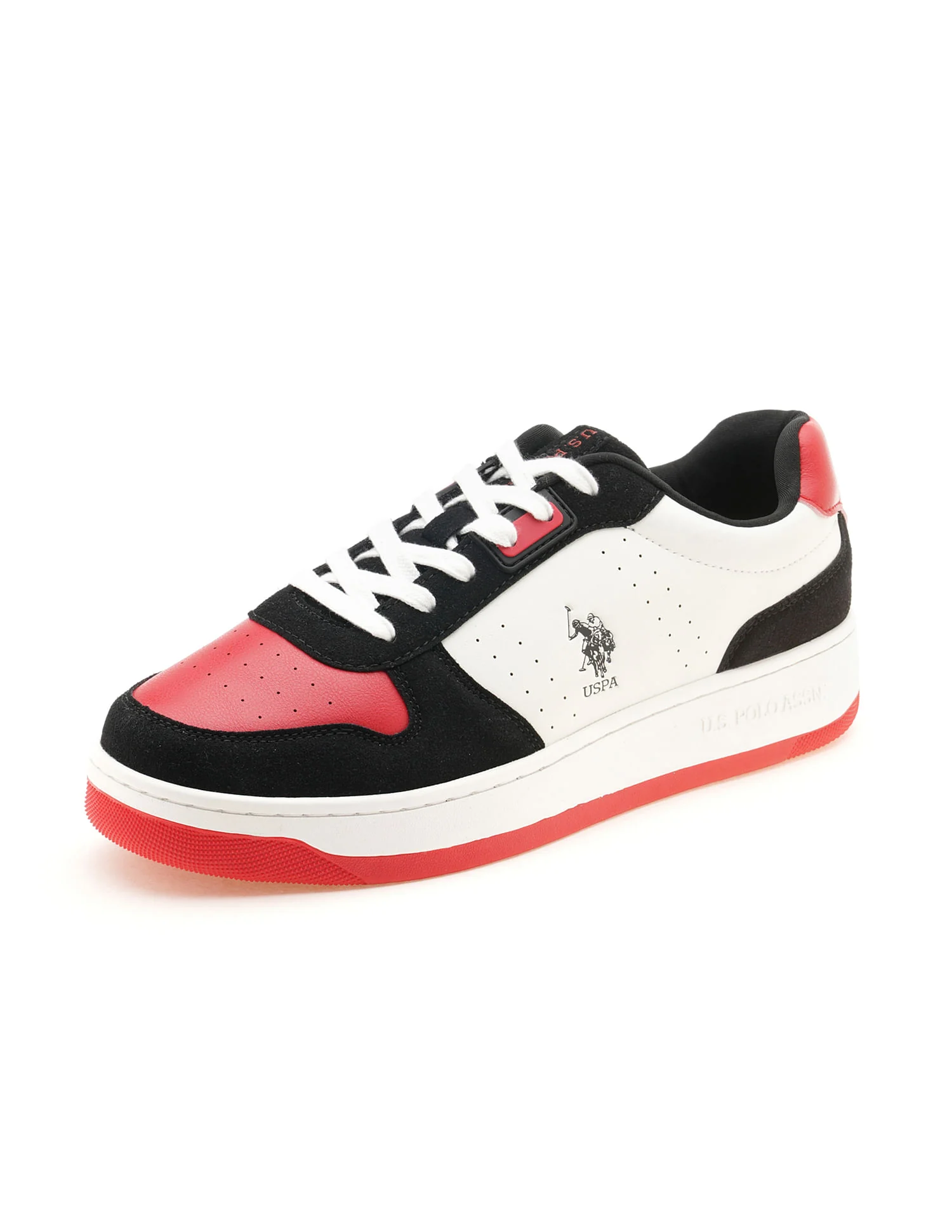 Men Oakley Red Retro Court Sneakers - Image 7