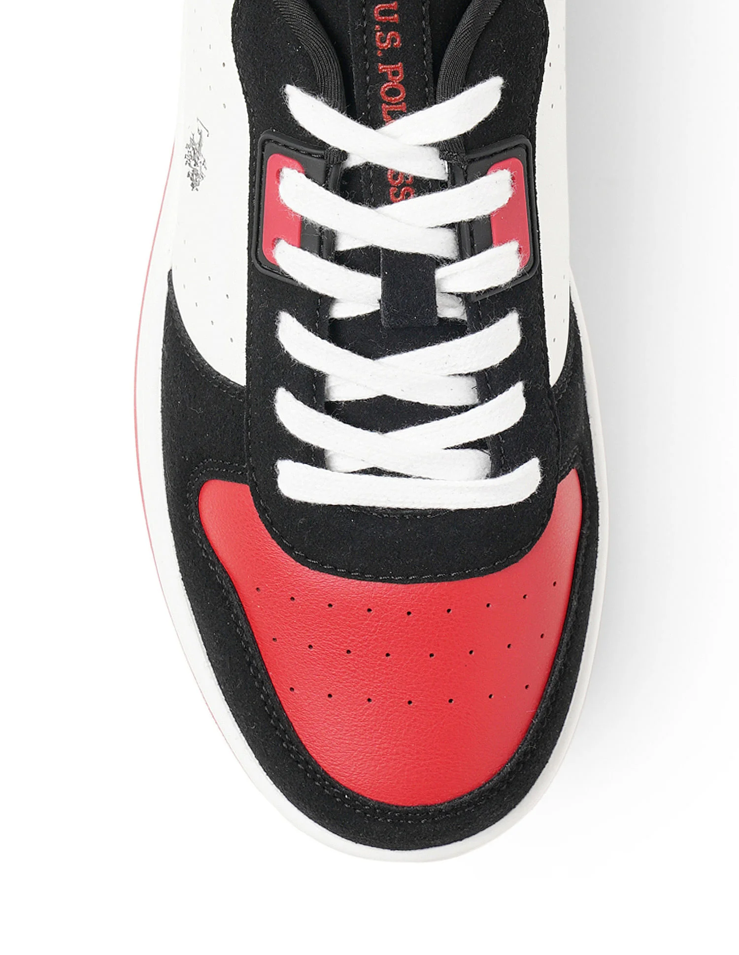 Men Oakley Red Retro Court Sneakers - Image 8