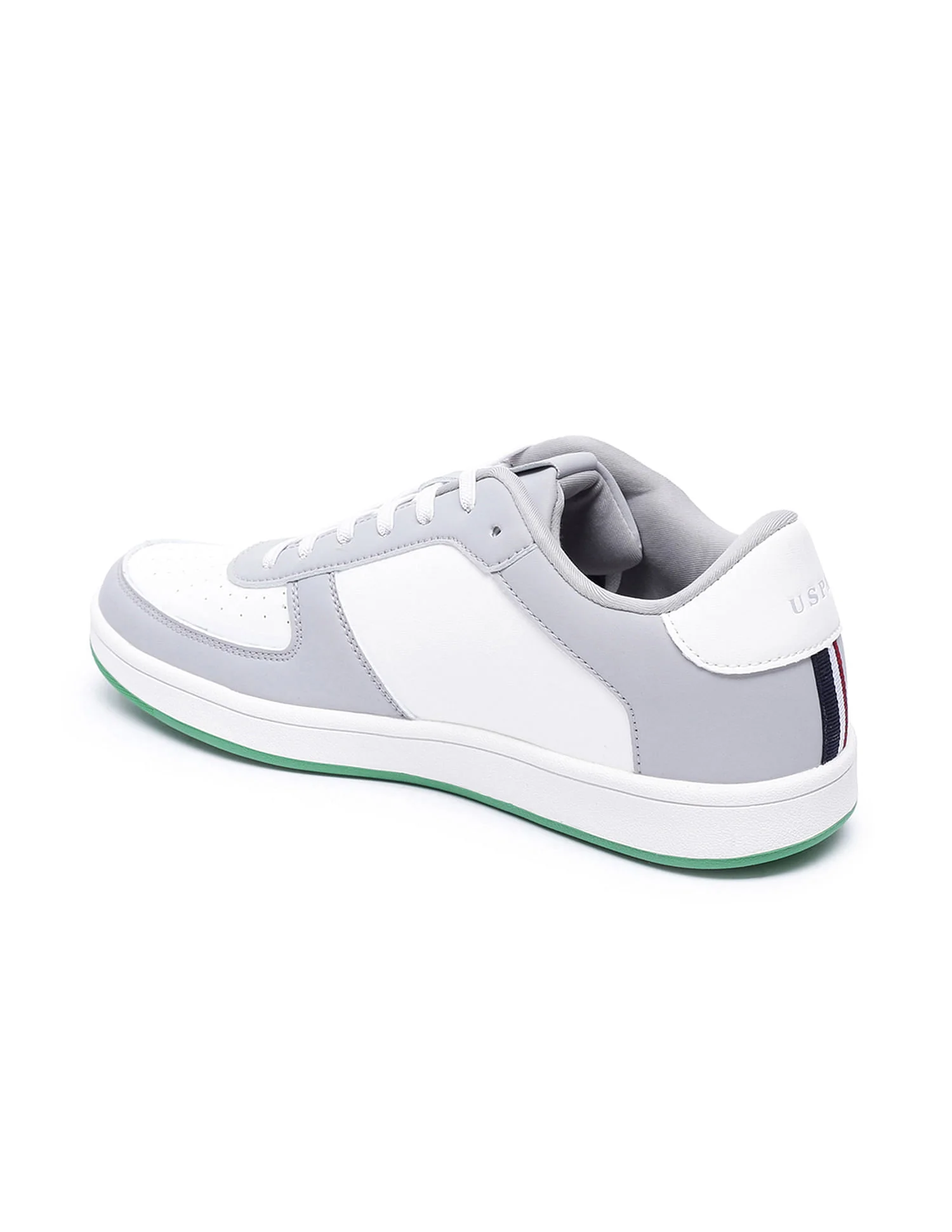 Men Rein 2.0 Grey Retro Court Sneakers - Image 4