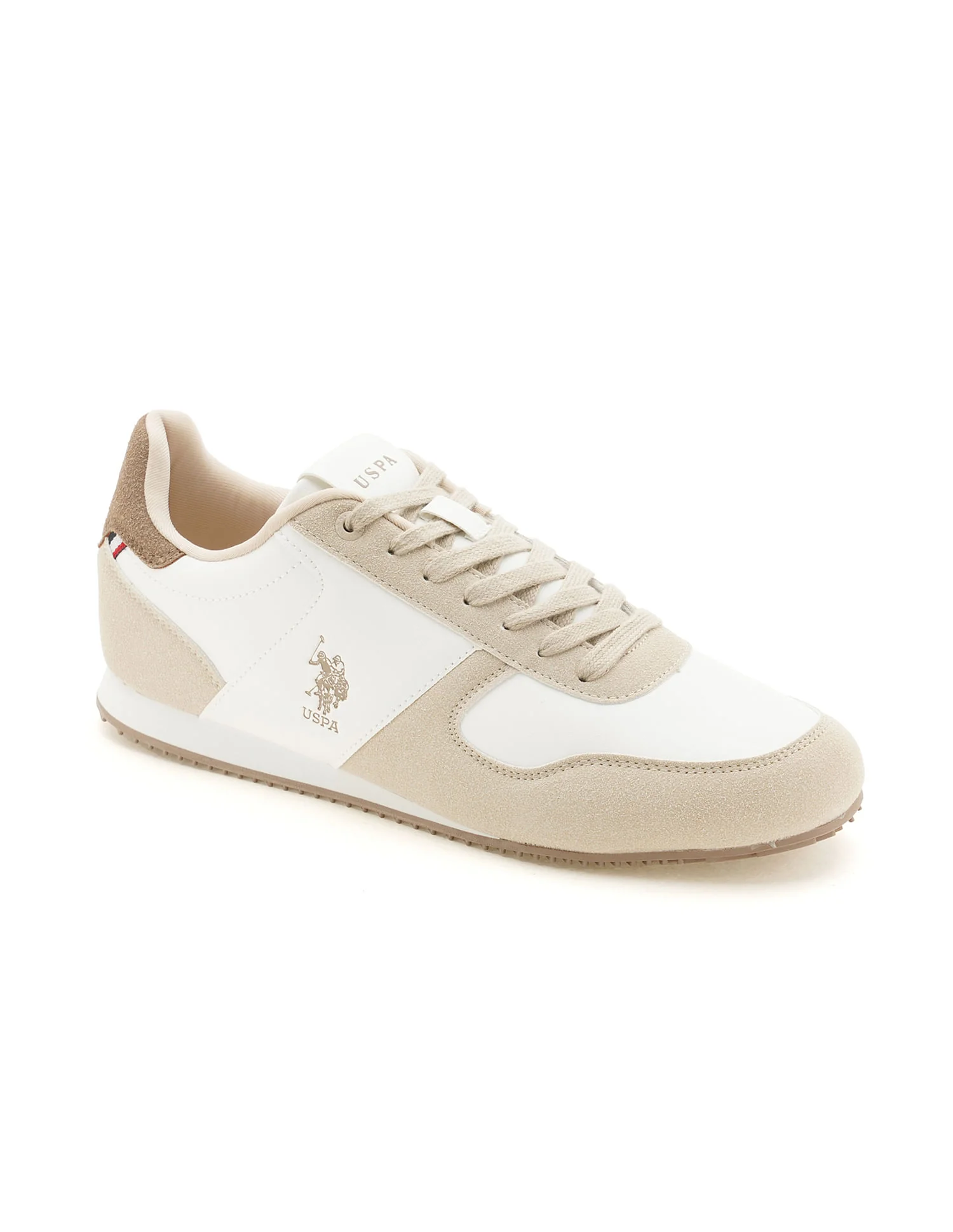 Men Sorrento 4.0 Beige Retro Sneakers - Image 3